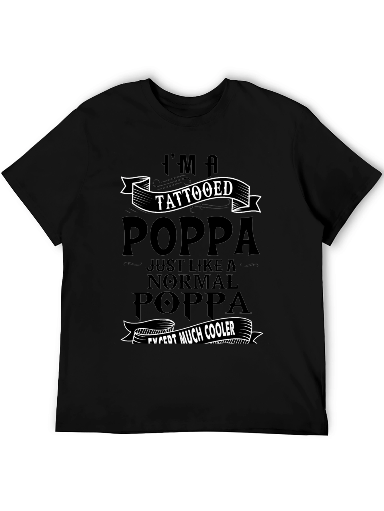 Tattooed Poppa T-Shirt - Cool Dad Tee