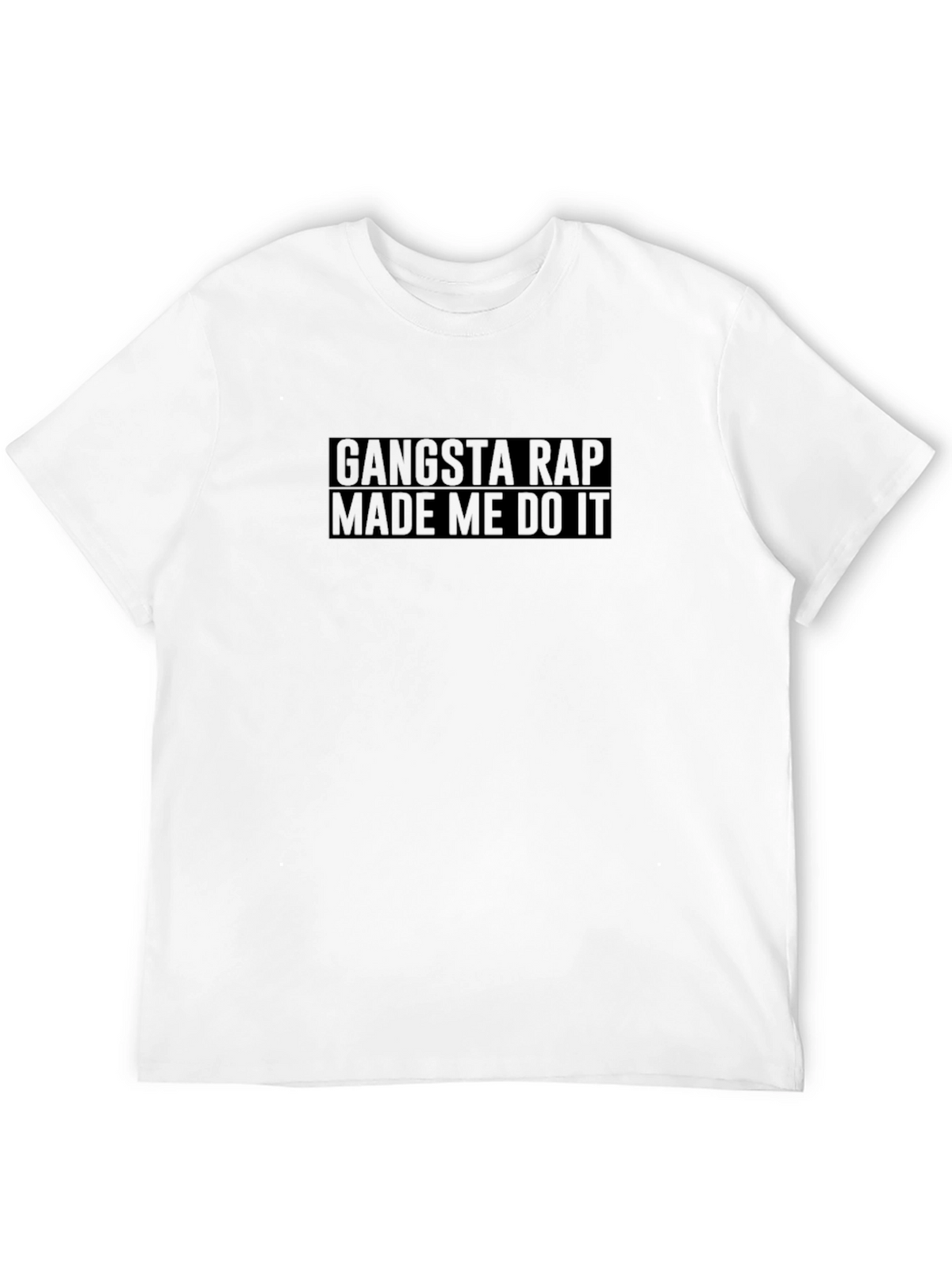 Gangsta Rap Made Me Do It Graphic Tee