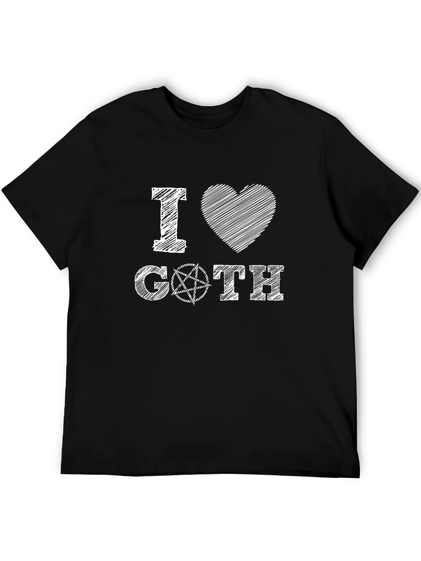 I Love Goth Black T-Shirt
