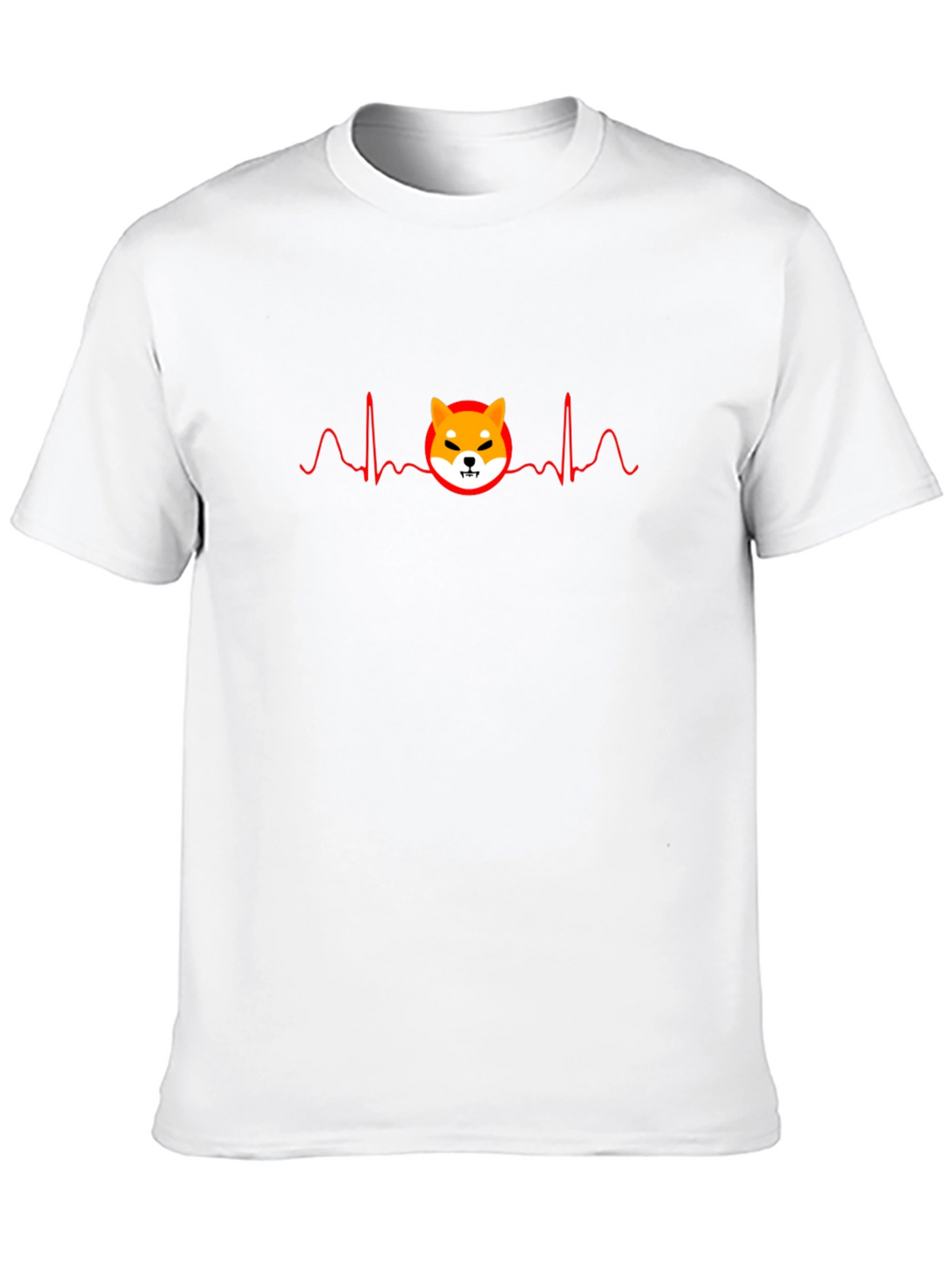 Shiba Inu Heartbeat T-Shirt