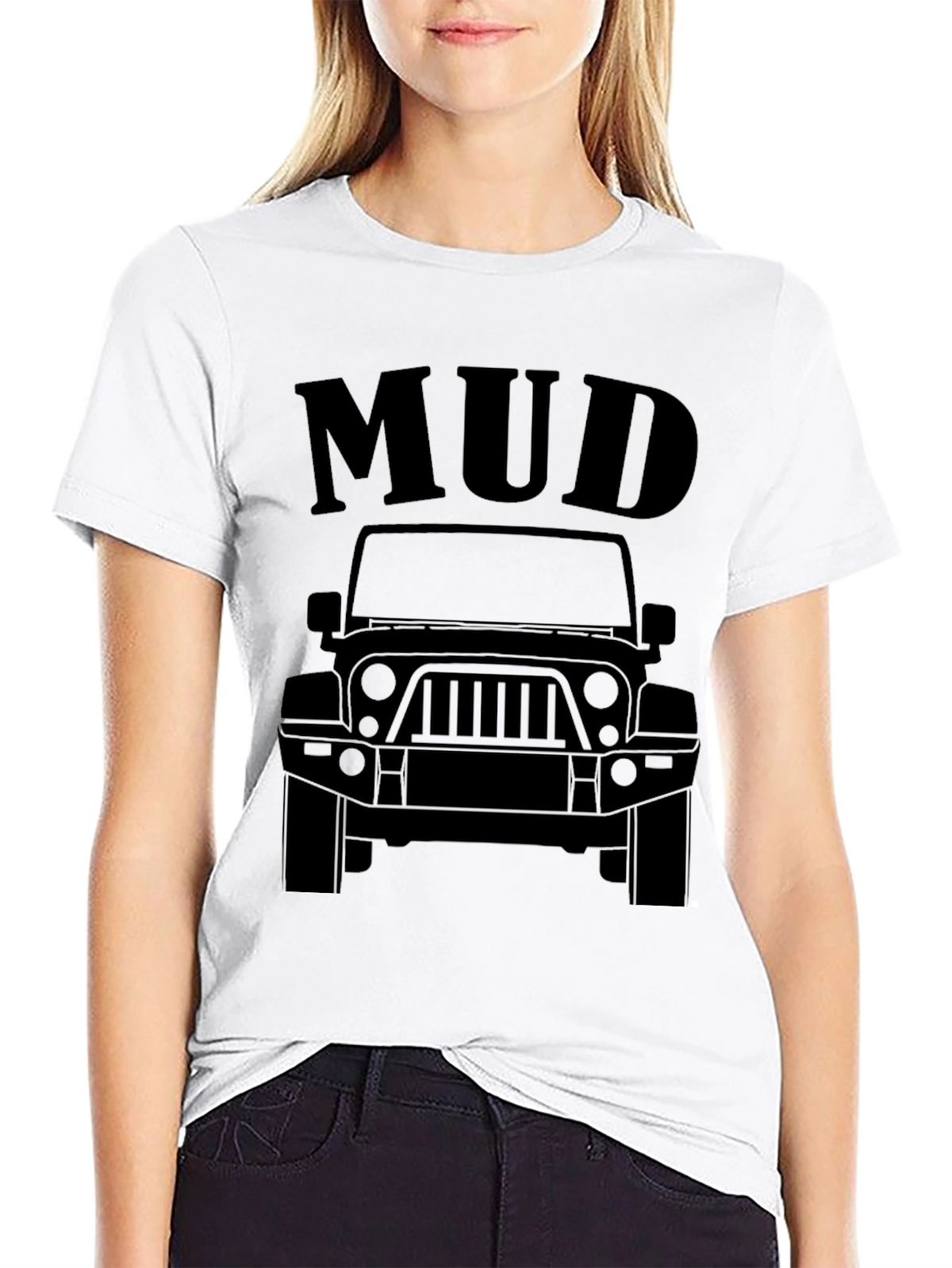 Mud Jeep Graphic Tee - Black