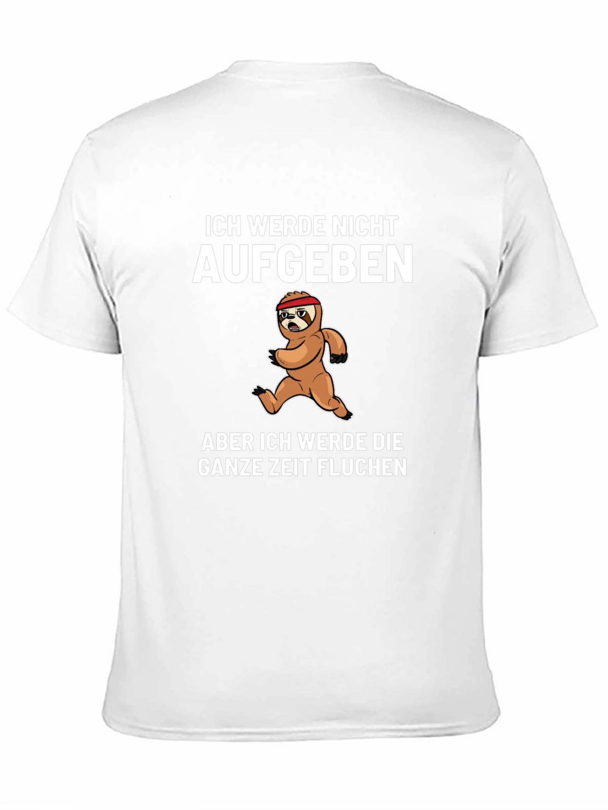 Funny Sloth Running T-Shirt - I Will Curse