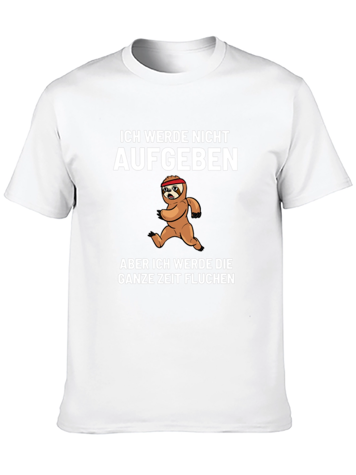 Funny Sloth Running T-Shirt - I Will Curse