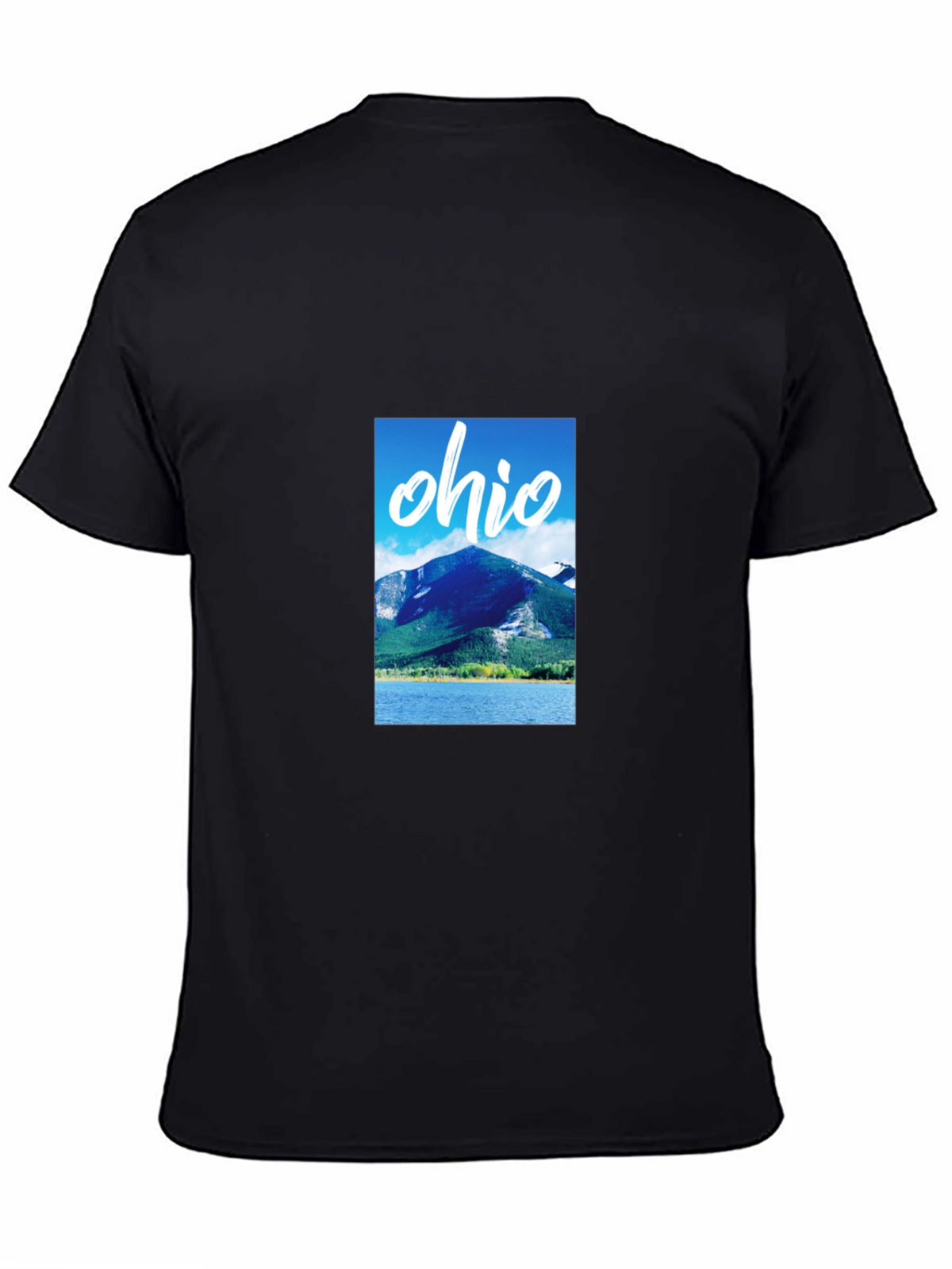 Ohio Mountain Graphic Black T-Shirt