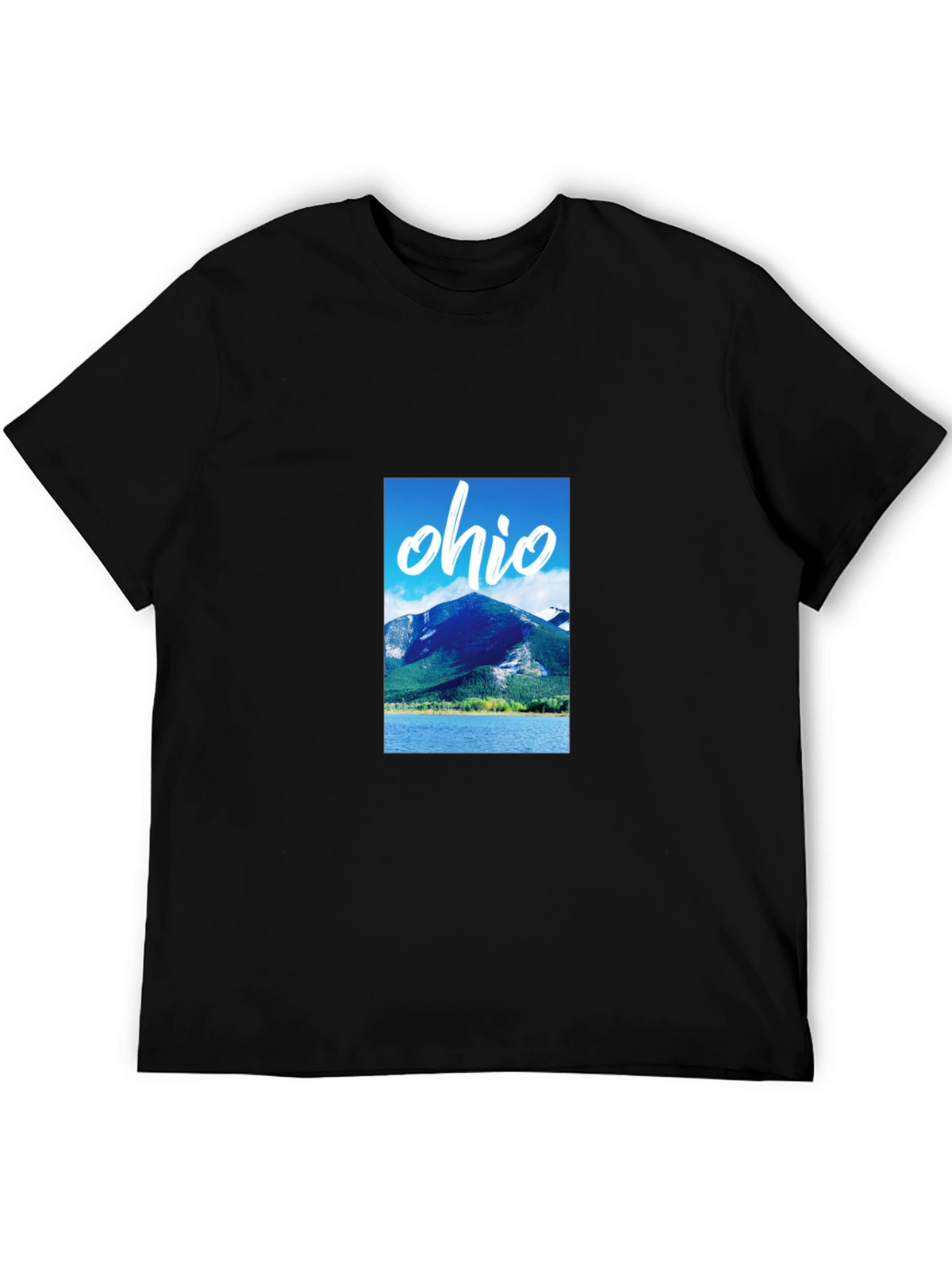 Ohio Mountain Graphic Black T-Shirt