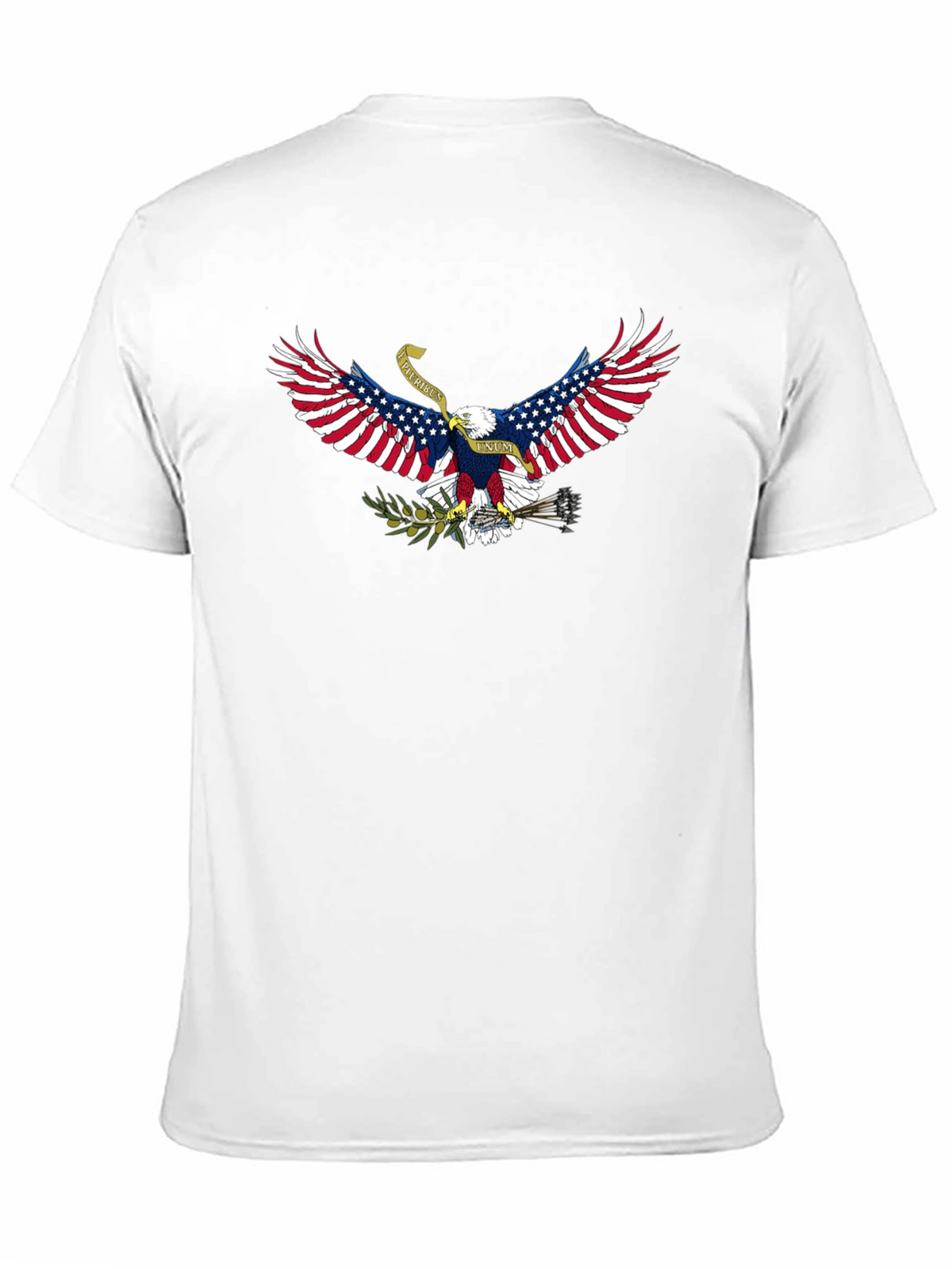 Patriotic Eagle Graphic T-Shirt