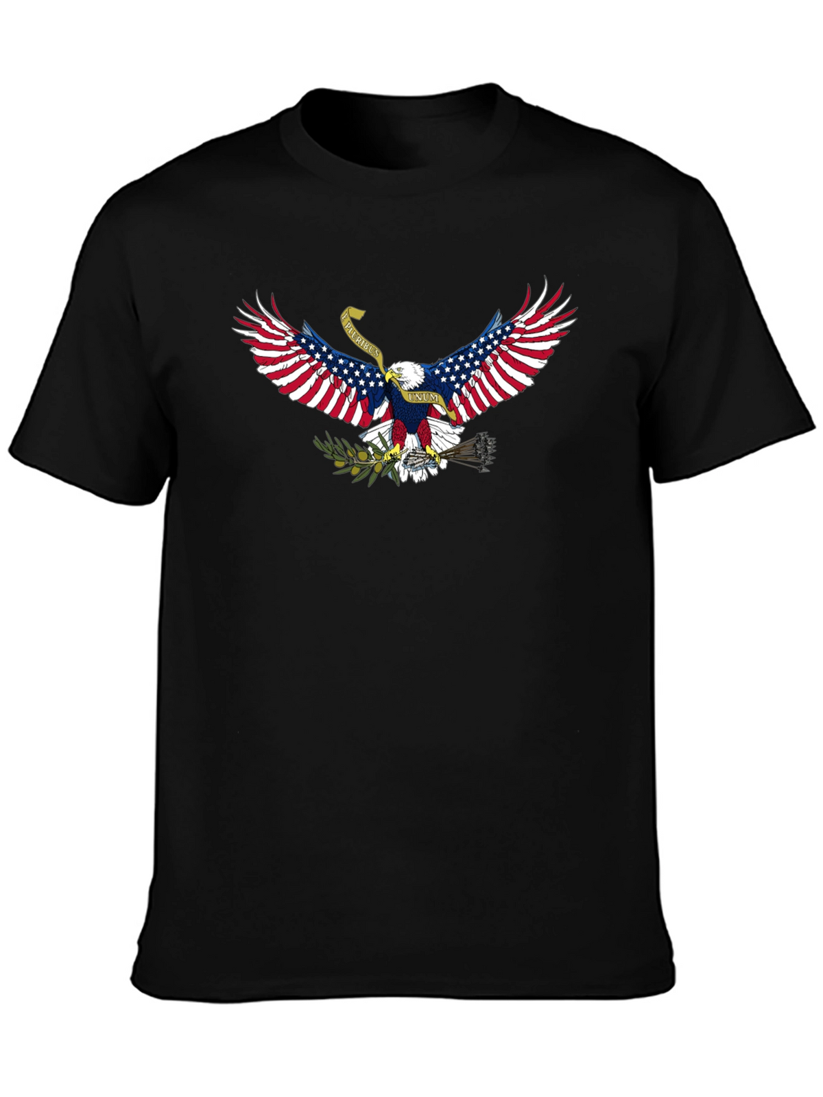 Patriotic Eagle Graphic T-Shirt