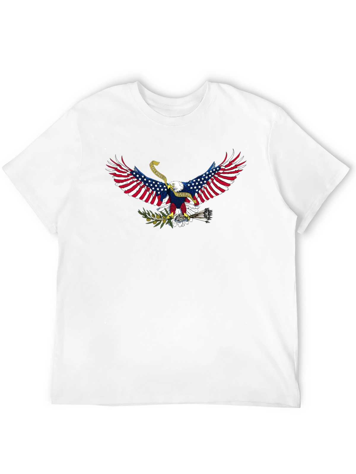 Patriotic Eagle Graphic T-Shirt