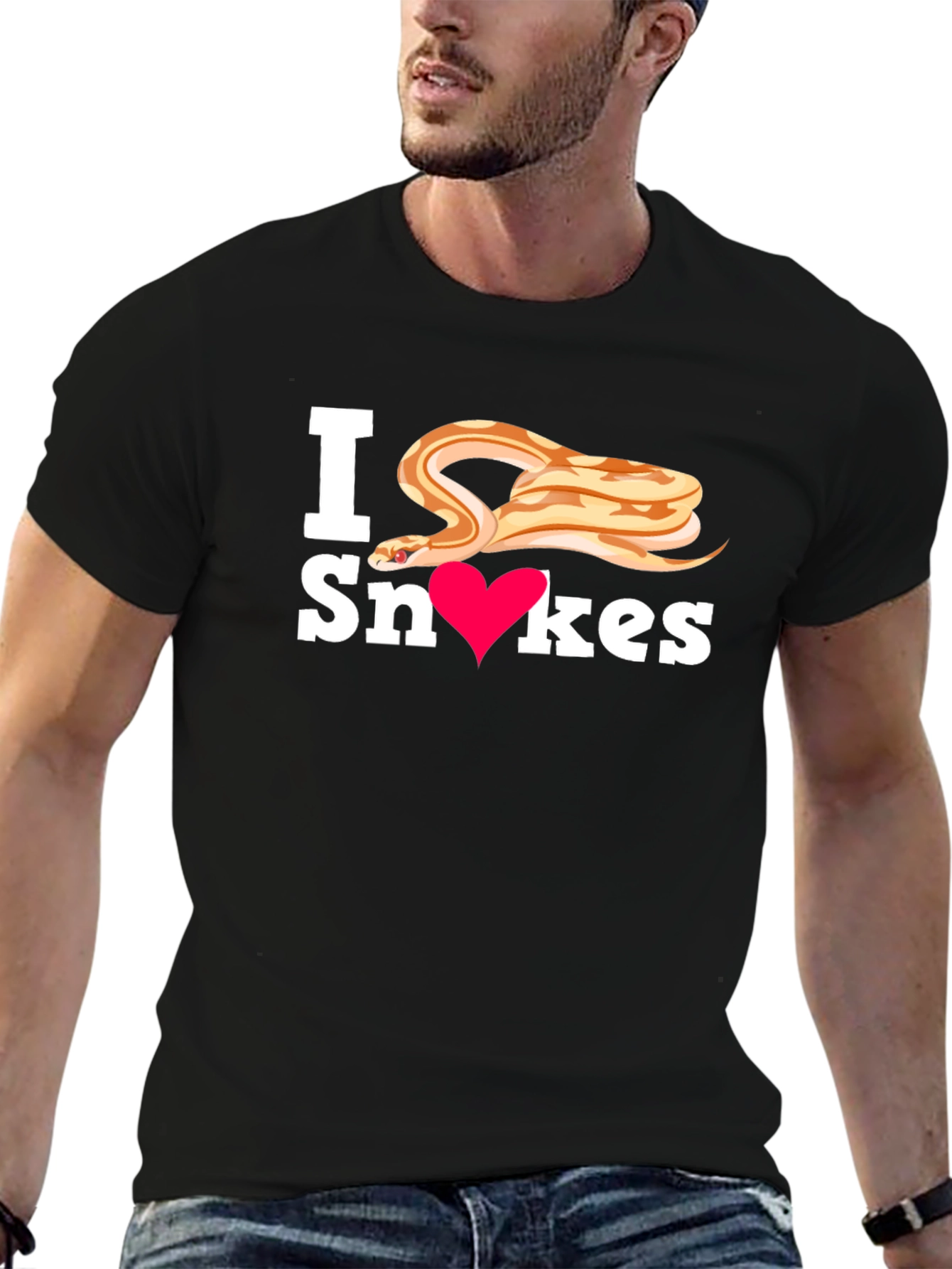 I Heart Snakes T-Shirt - Reptile Lover Tee