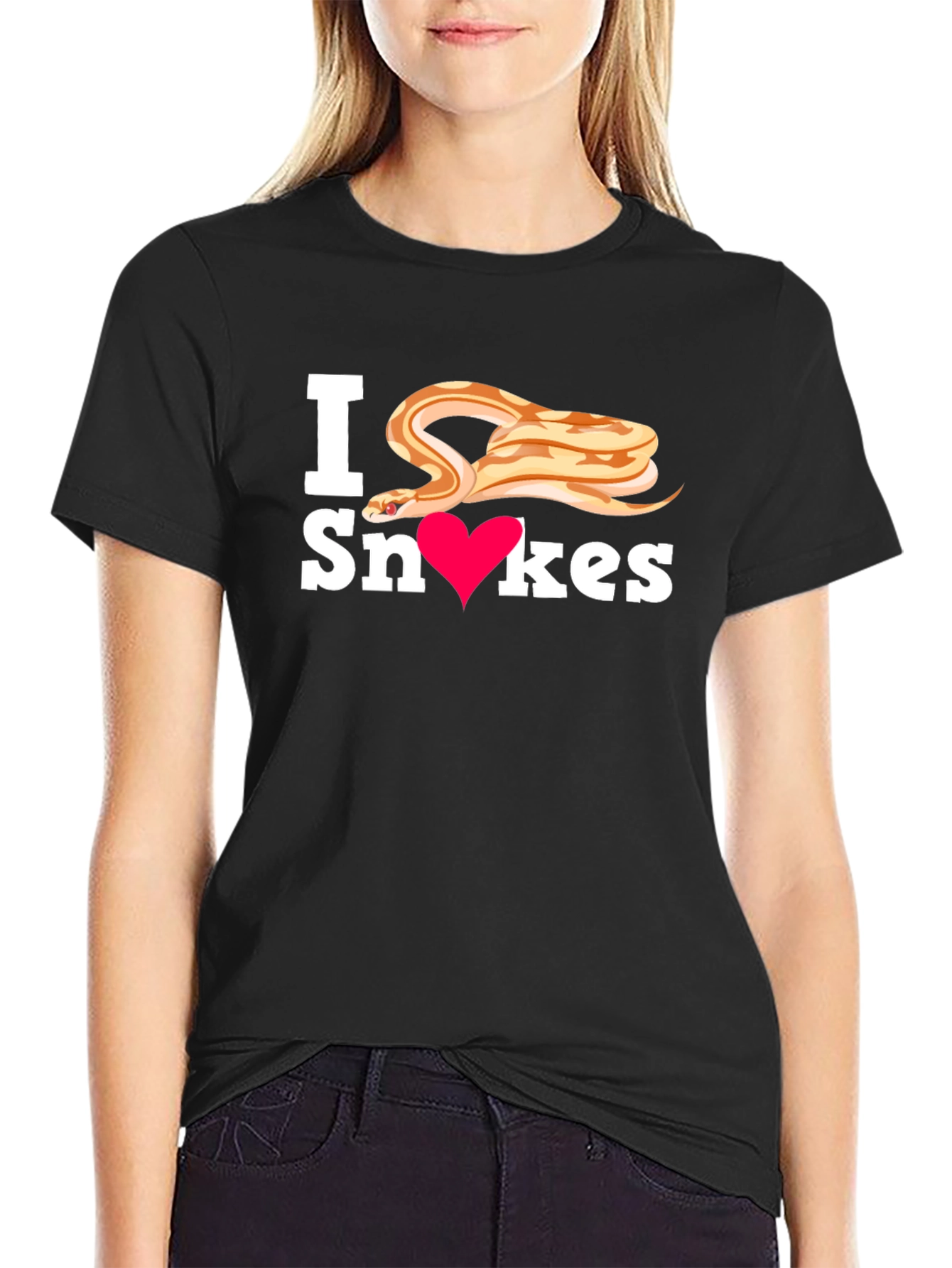 I Heart Snakes T-Shirt - Reptile Lover Tee
