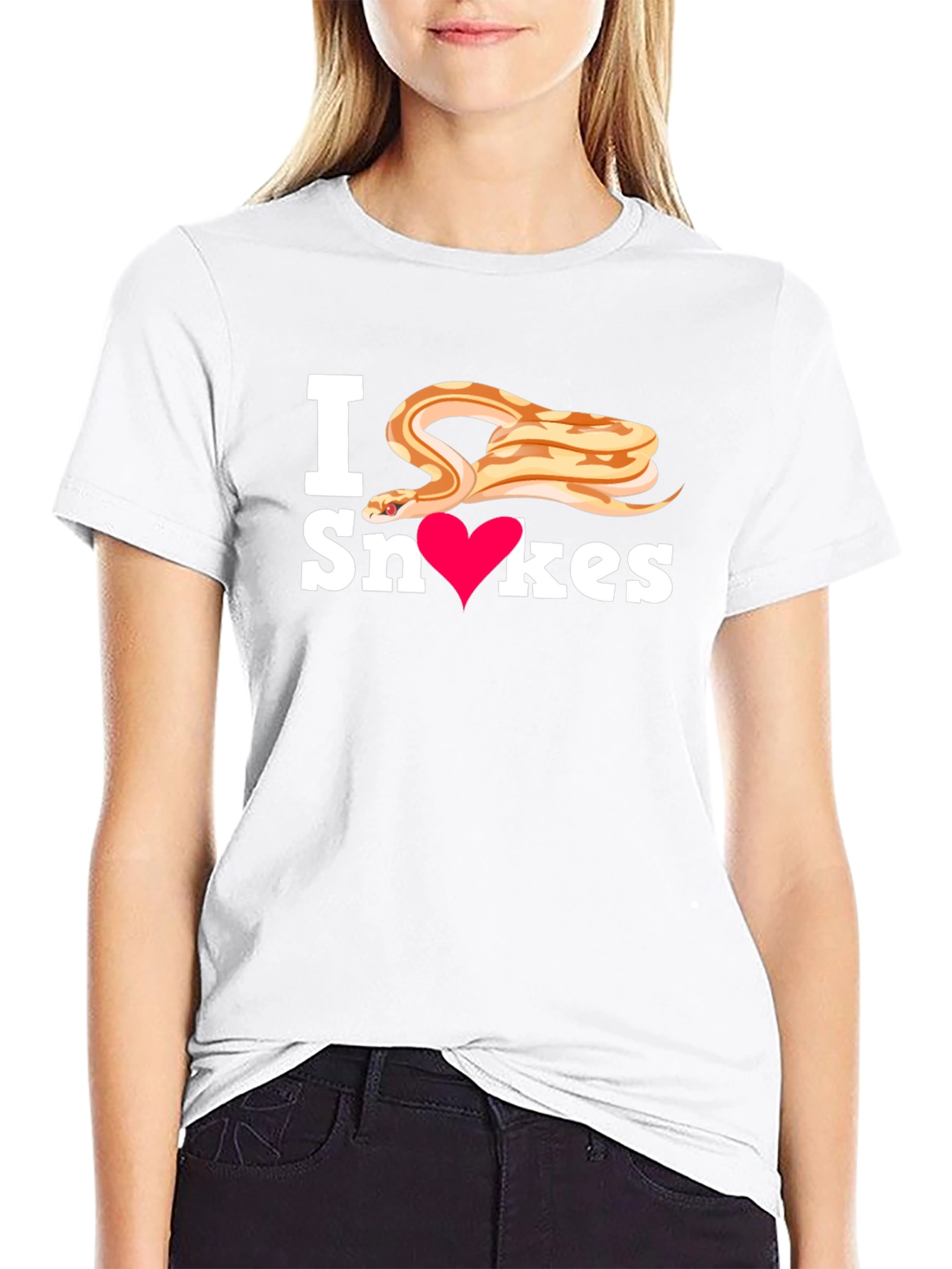 I Heart Snakes T-Shirt - Reptile Lover Tee