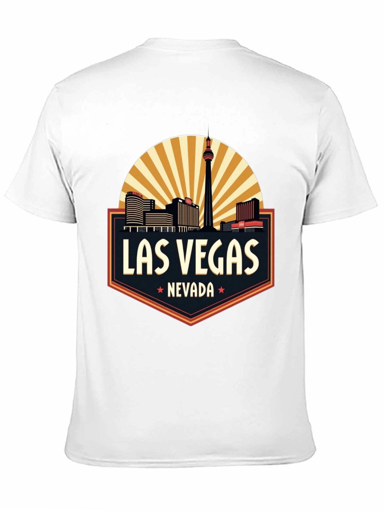 Las Vegas Nevada T-Shirt - City Skyline Souvenir Tee