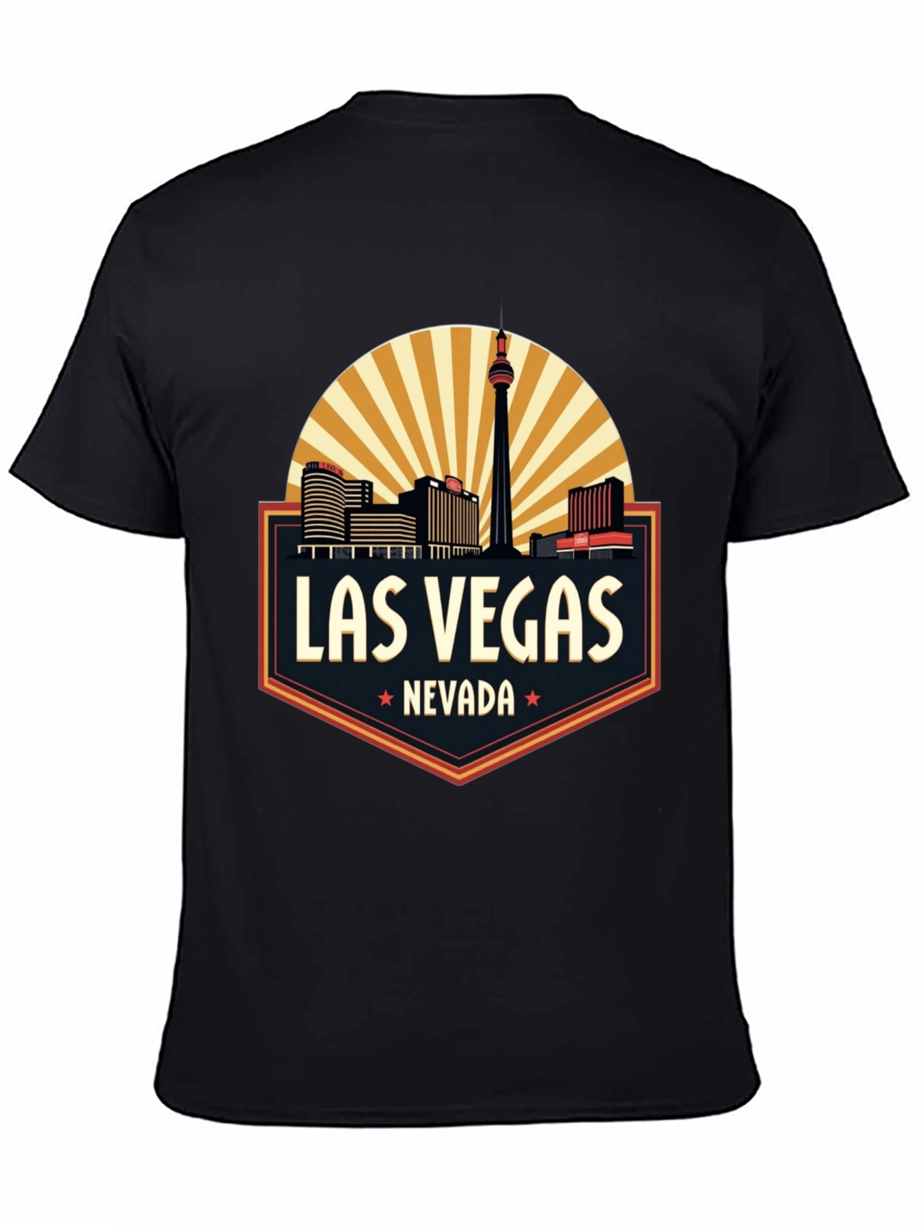Las Vegas Nevada T-Shirt - City Skyline Souvenir Tee