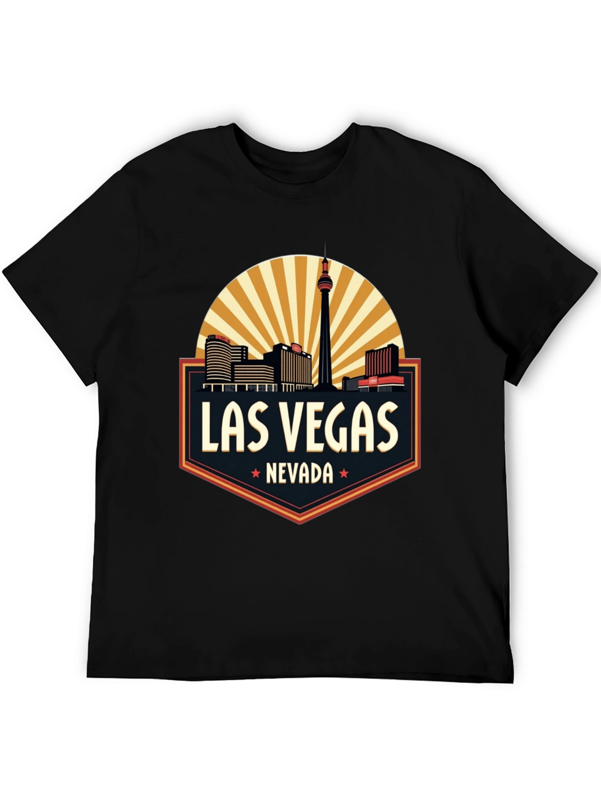 Las Vegas Nevada T-Shirt - City Skyline Souvenir Tee