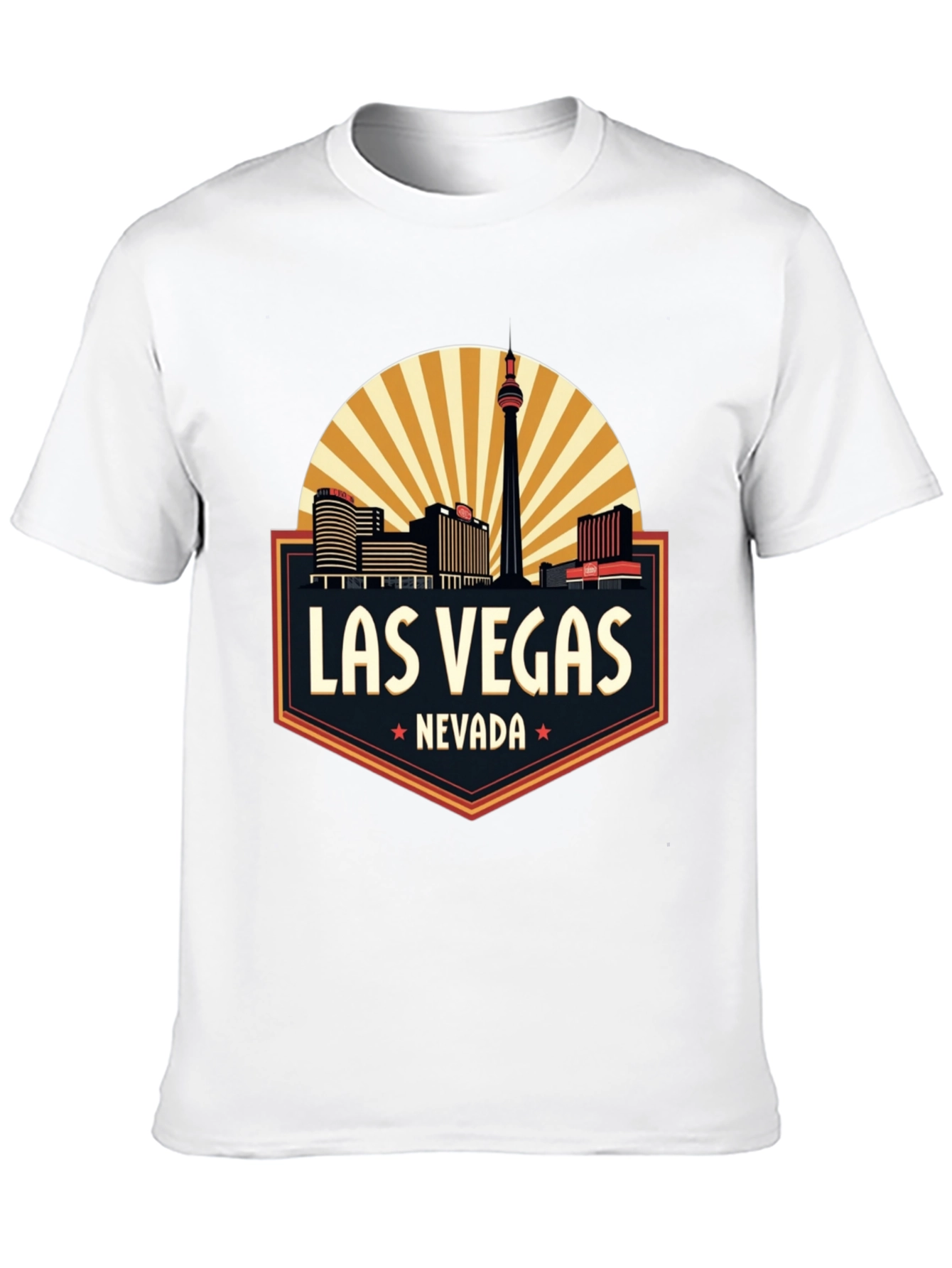 Las Vegas Nevada T-Shirt - City Skyline Souvenir Tee