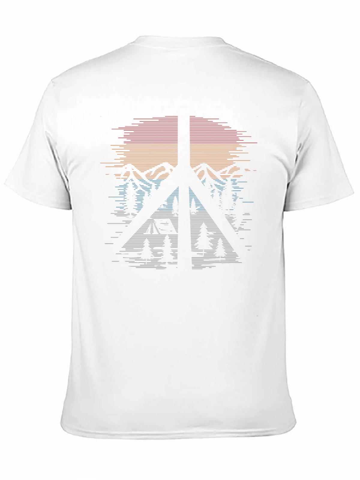 Peace Sign Camping Graphic T-Shirt