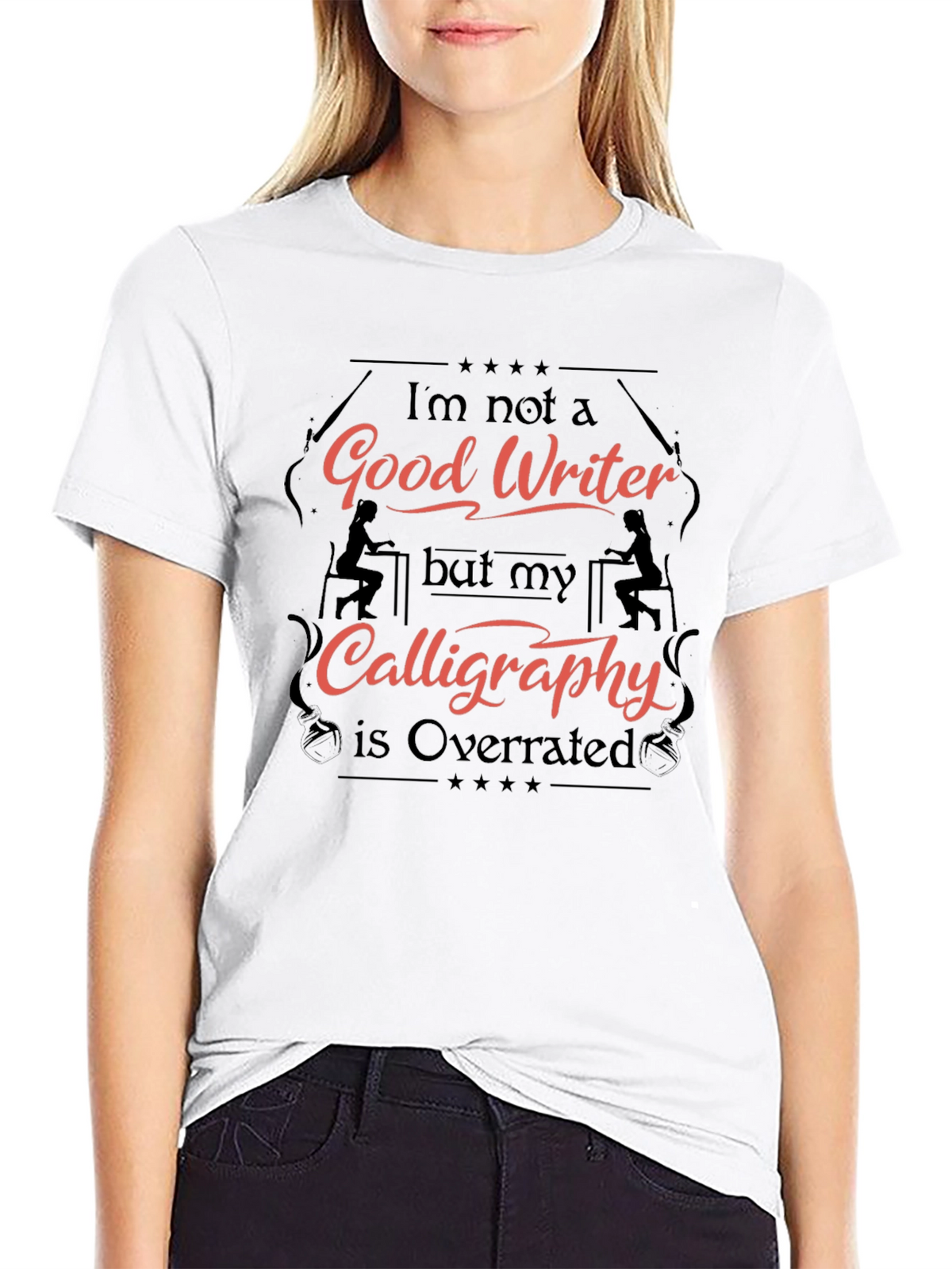 Humorous Good Writer Graphic T-Shirt