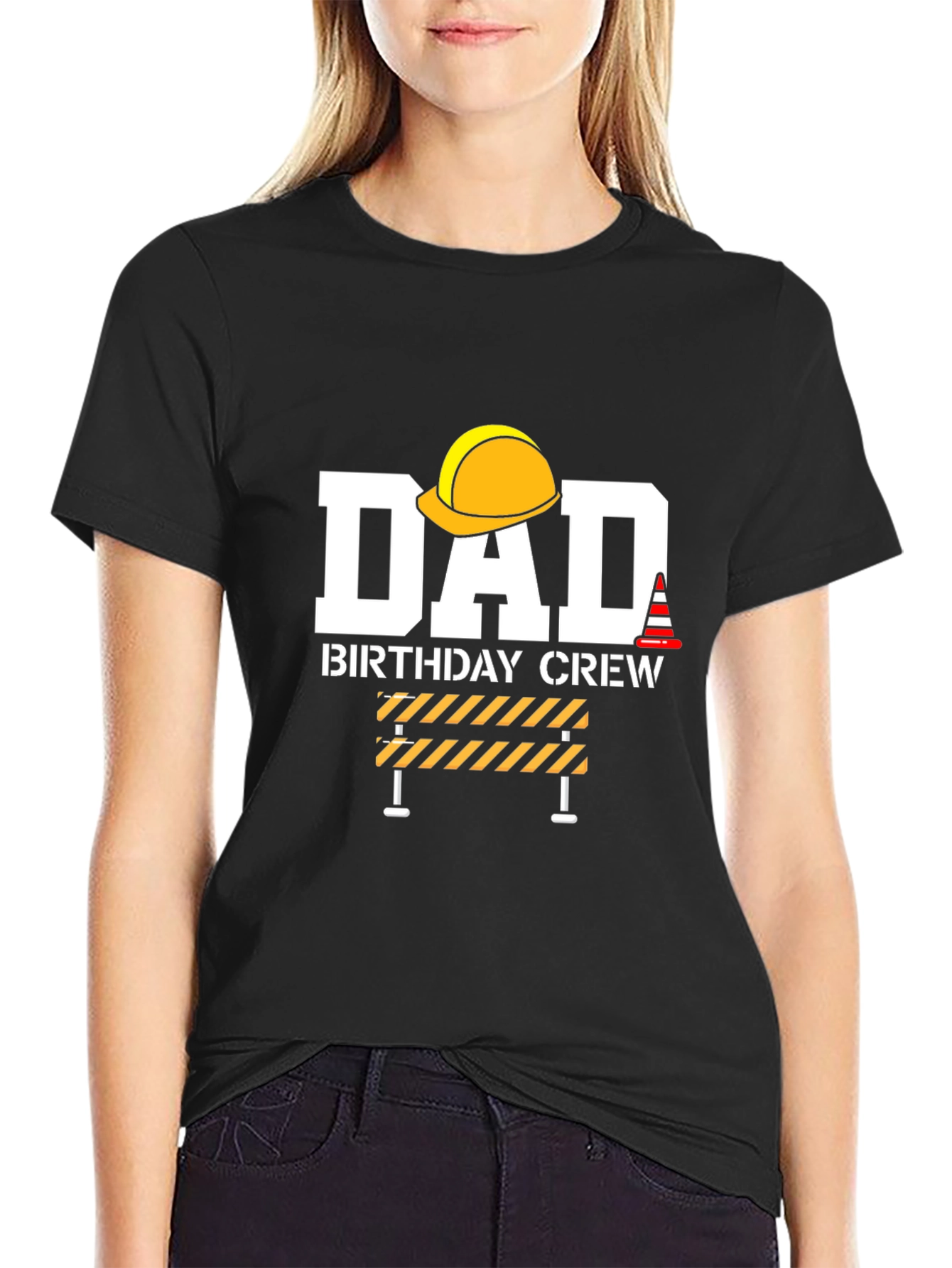 Dad Birthday Crew Graphic T-Shirt