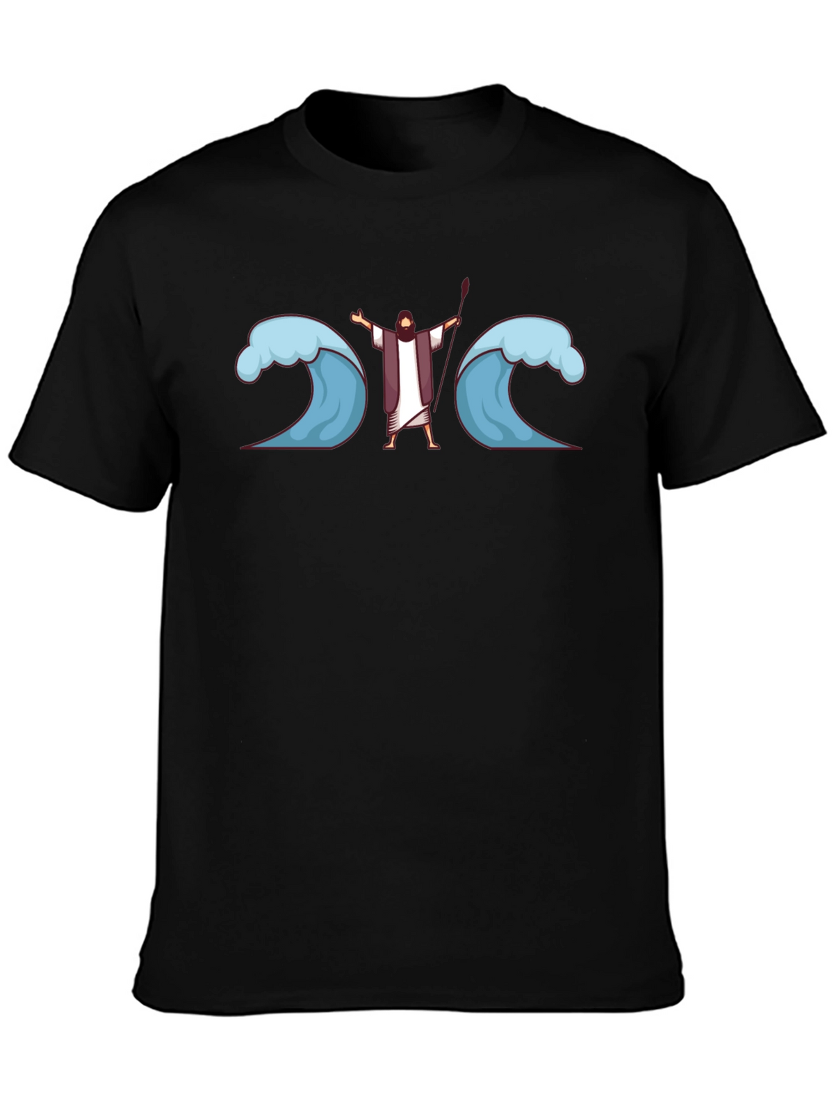 Moses Parting Waters Graphic T-Shirt
