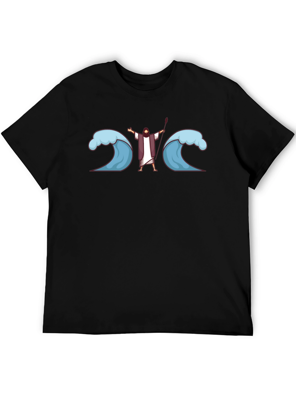 Moses Parting Waters Graphic T-Shirt