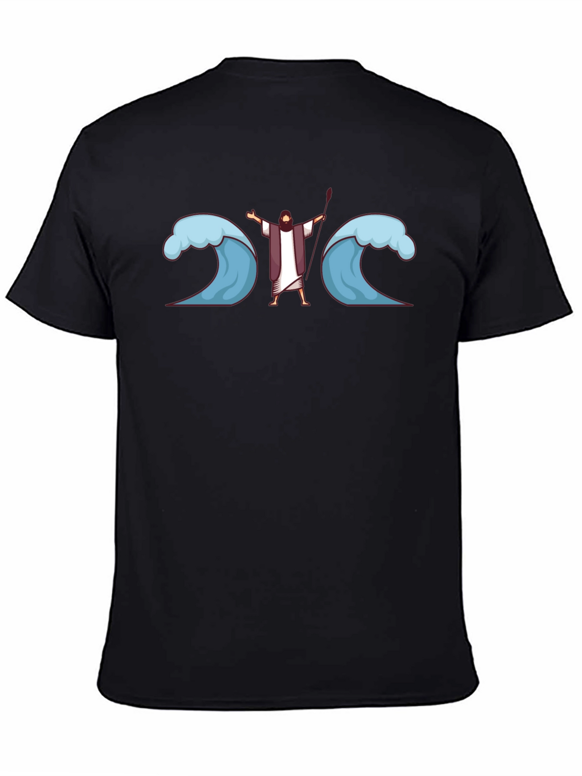 Moses Parting Waters Graphic T-Shirt