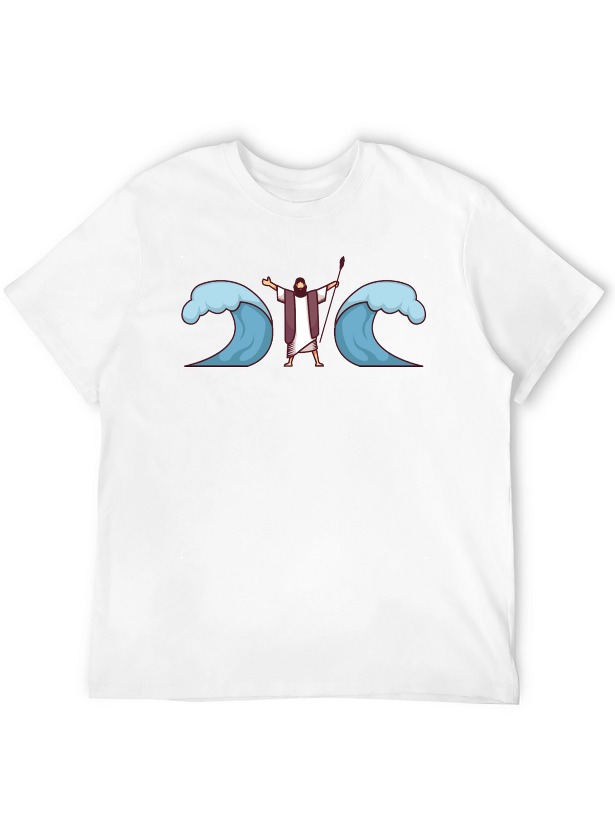 Moses Parting Waters Graphic T-Shirt