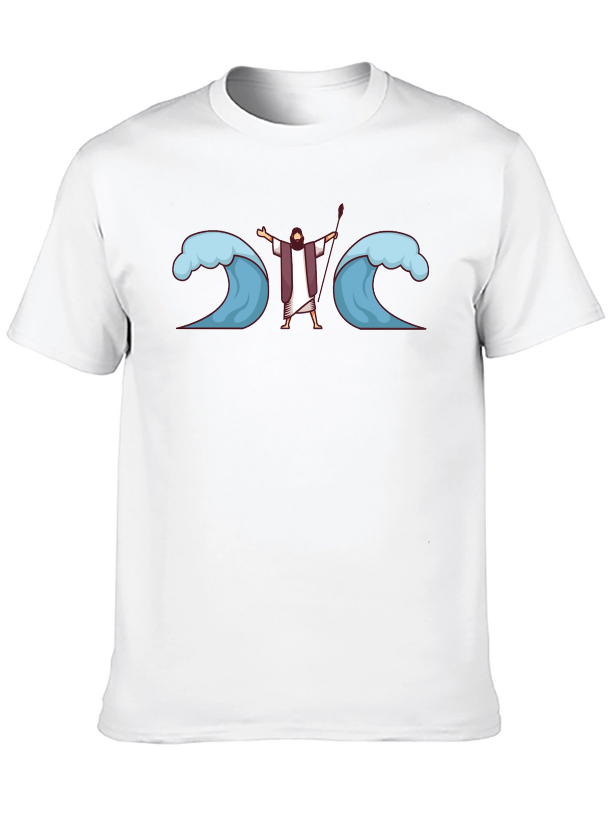 Moses Parting Waters Graphic T-Shirt