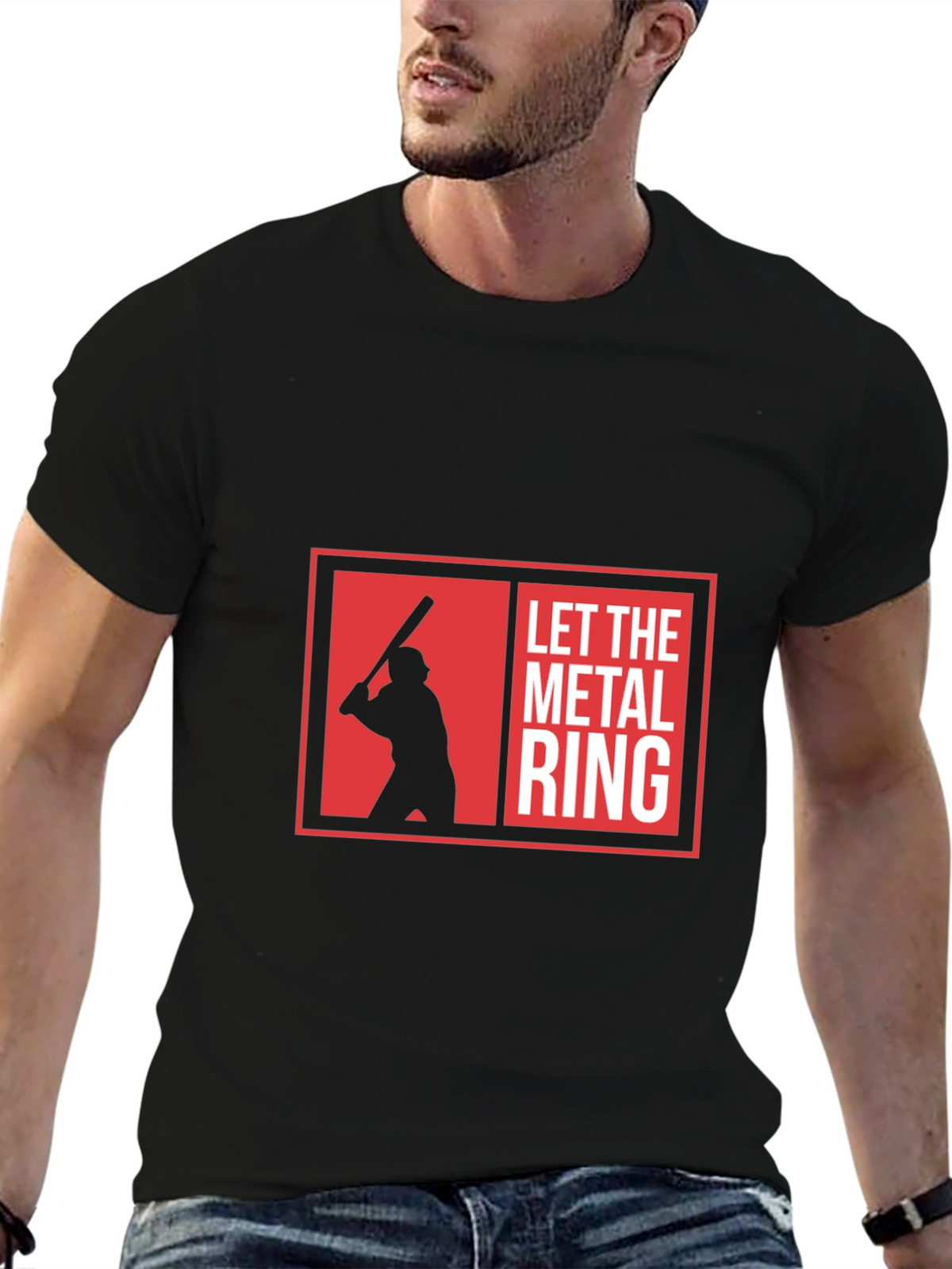 Let The Metal Ring Black T-Shirt