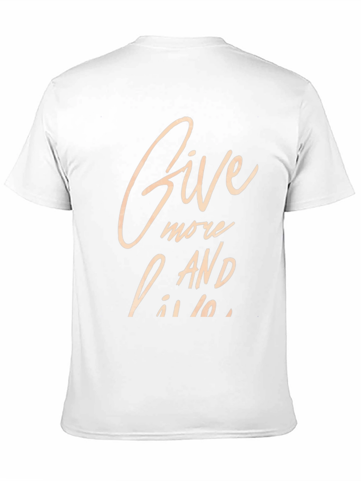 Give More and Live Black Graphic Tee