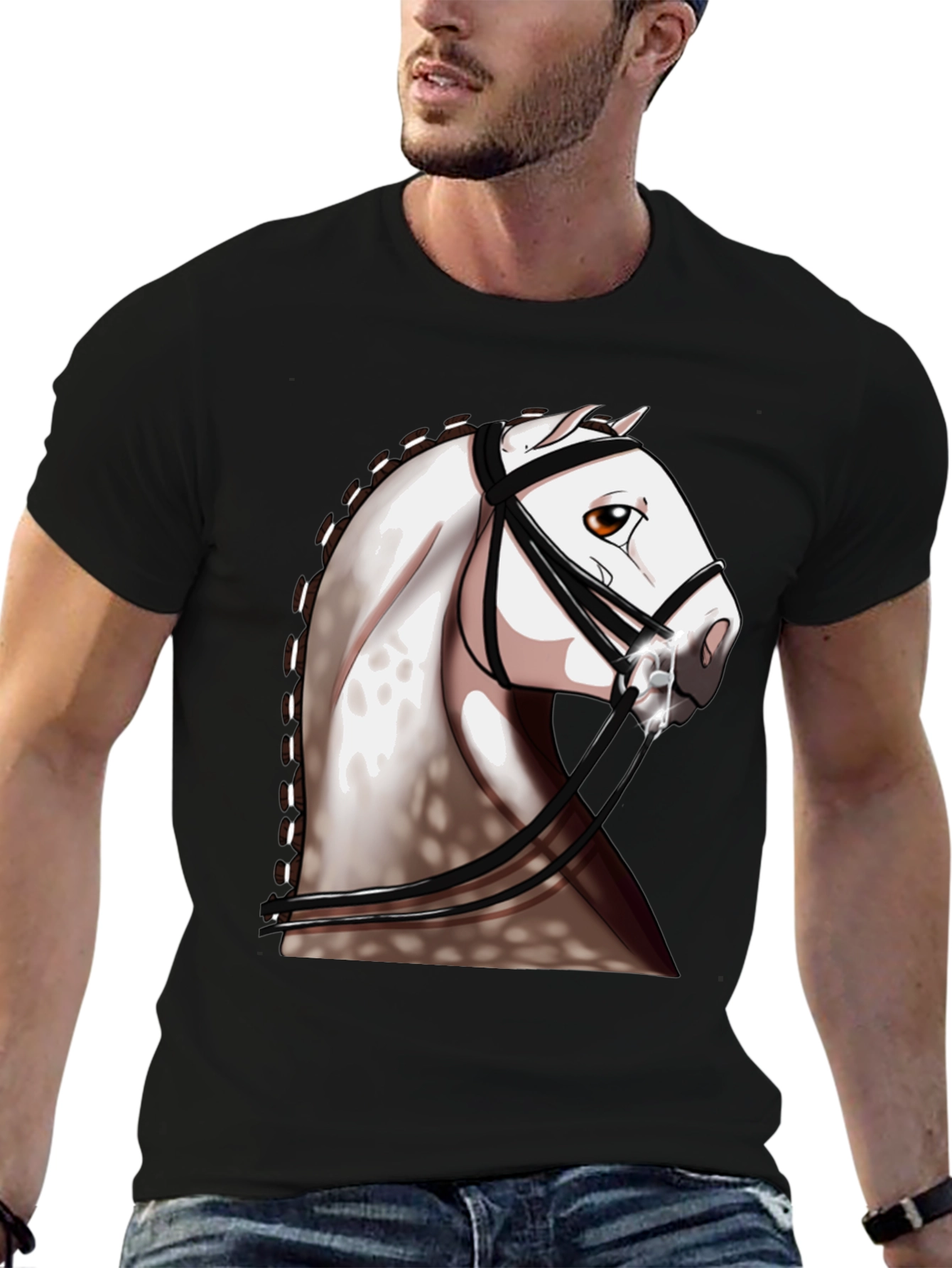 Horse Graphic Tee - Equestrian Style