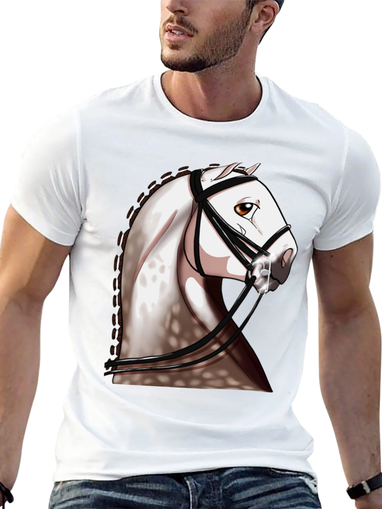 Horse Graphic Tee - Equestrian Style