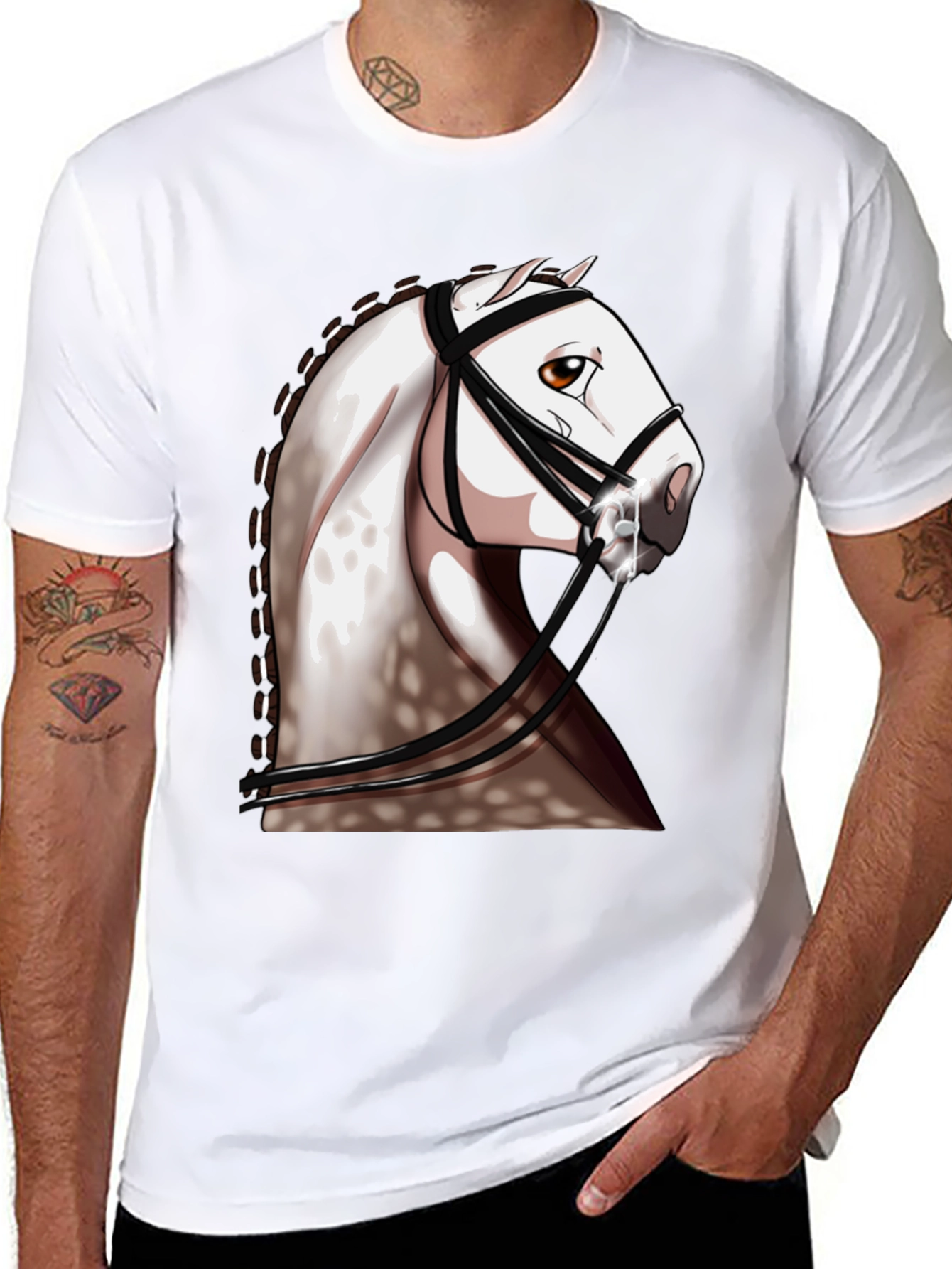 Horse Graphic Tee - Equestrian Style