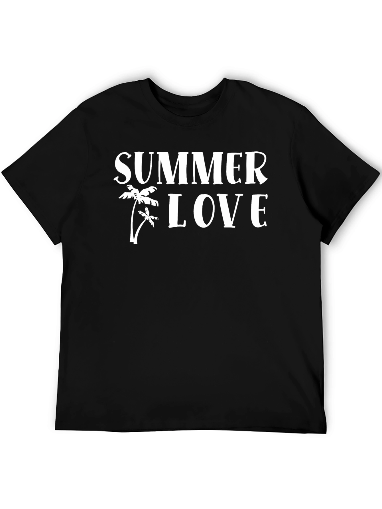 Summer Love Black Graphic Tee