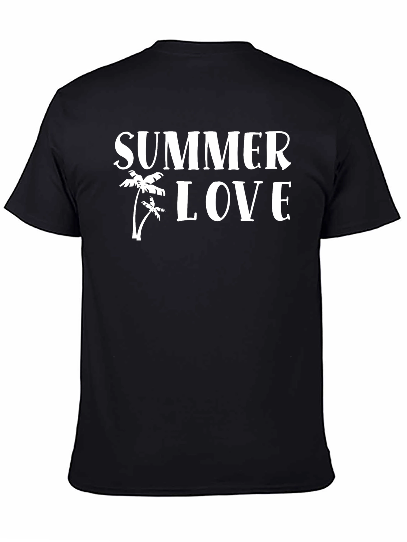 Summer Love Black Graphic Tee