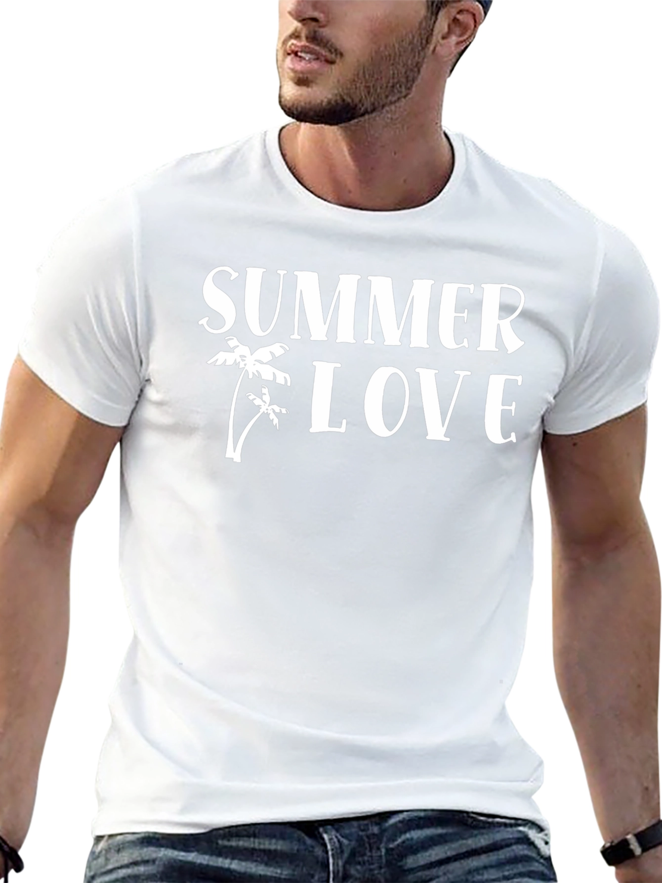 Summer Love Black Graphic Tee