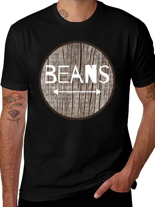 Beans Arrow T-Shirt - Novelty Graphic Tee