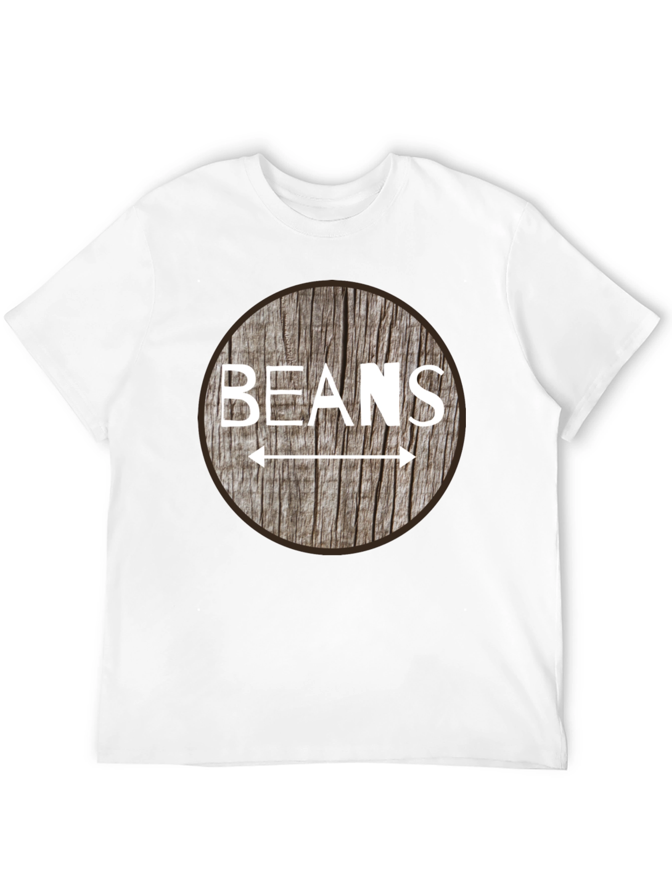 Beans Arrow T-Shirt - Novelty Graphic Tee