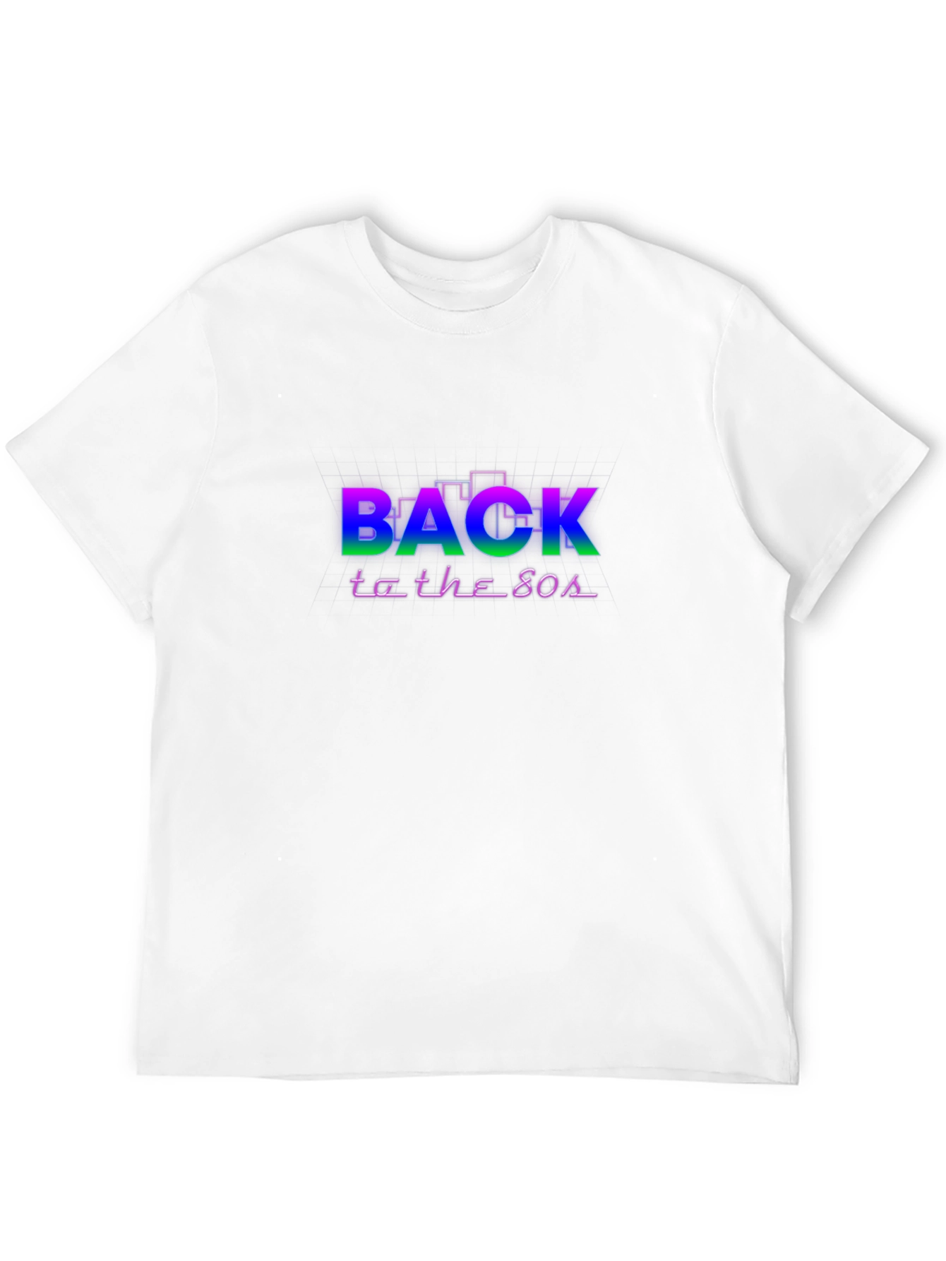 Retro Back to the 80s Graphic Tee - Black