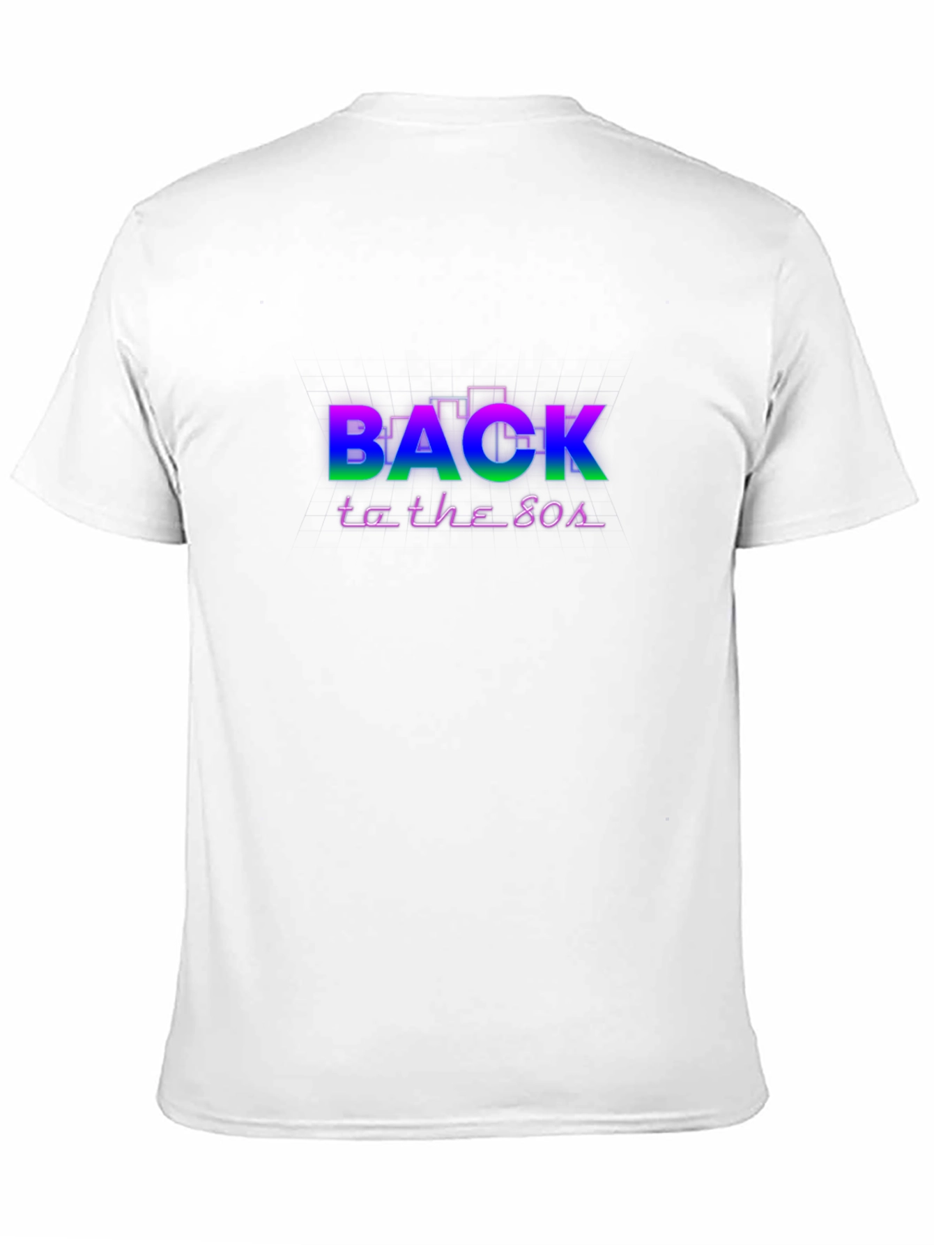 Retro Back to the 80s Graphic Tee - Black