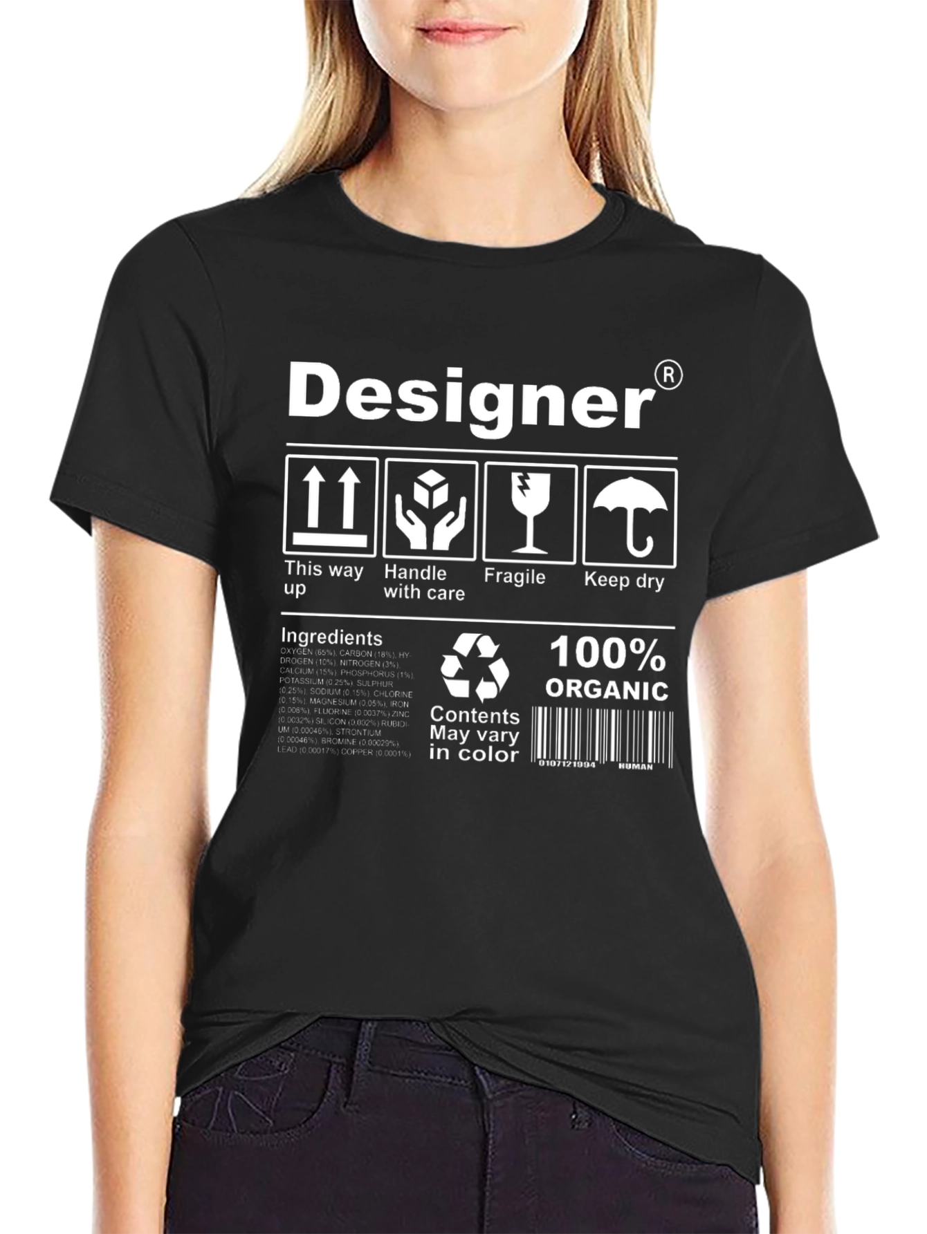 Designer Organic Cotton T-Shirt