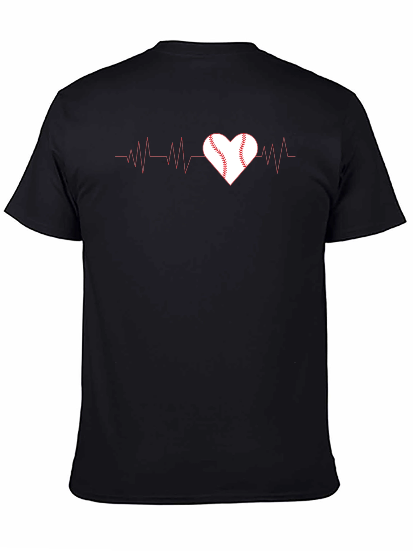 Baseball Heartbeat Graphic Tee - Love of the Game!