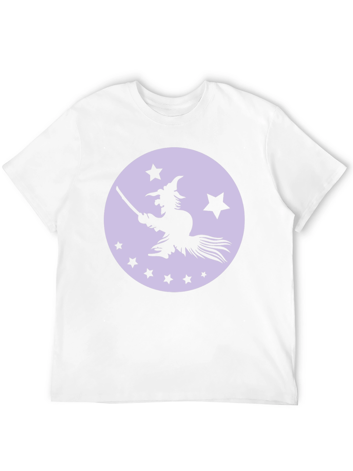 Witch & Stars Graphic Black T-Shirt