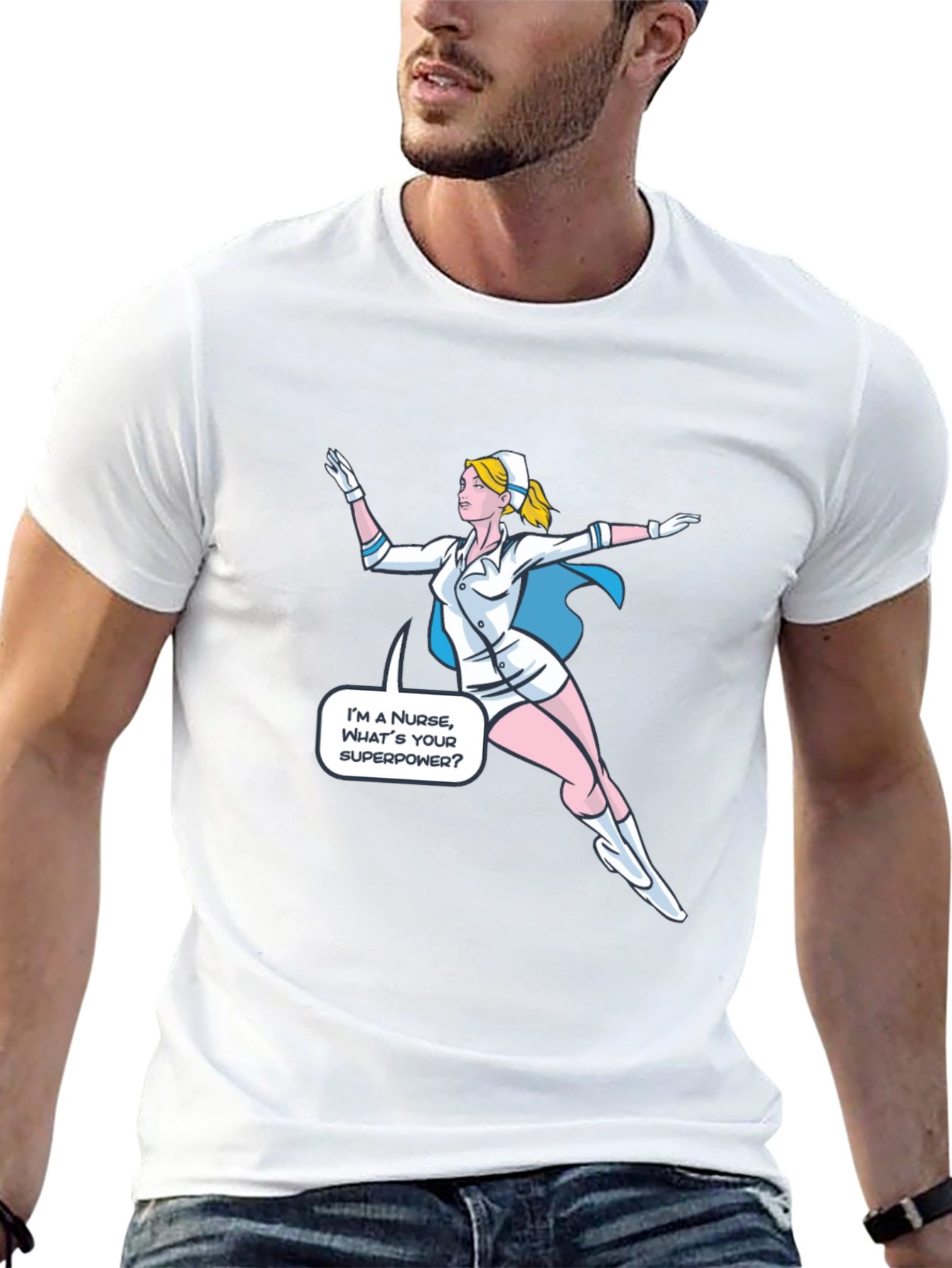 Superhero Nurse T-Shirt - Whats Your Superpower?