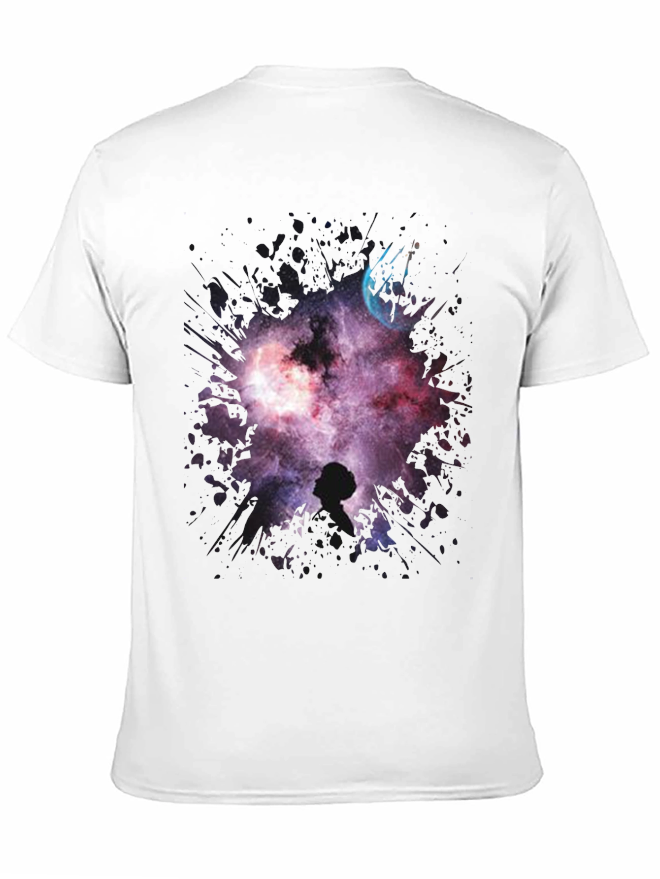 Cosmic Princess Leia Black T-Shirt
