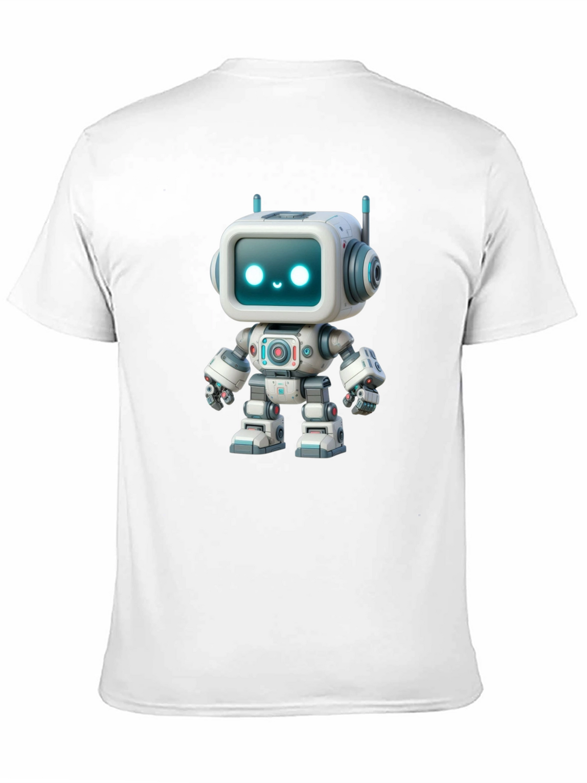 Robot Graphic T-Shirt - Fun Trendy Design