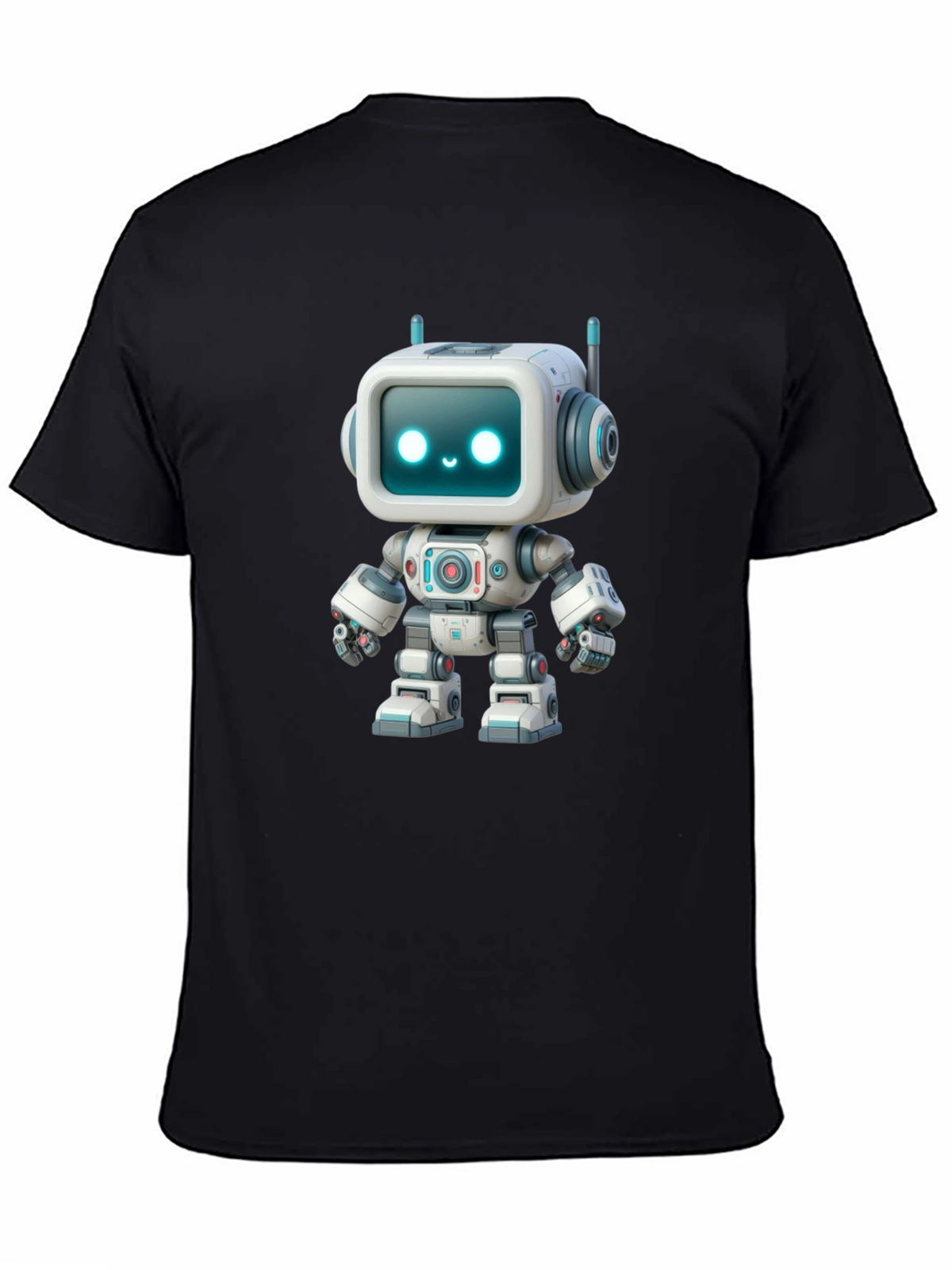 Robot Graphic T-Shirt - Fun Trendy Design