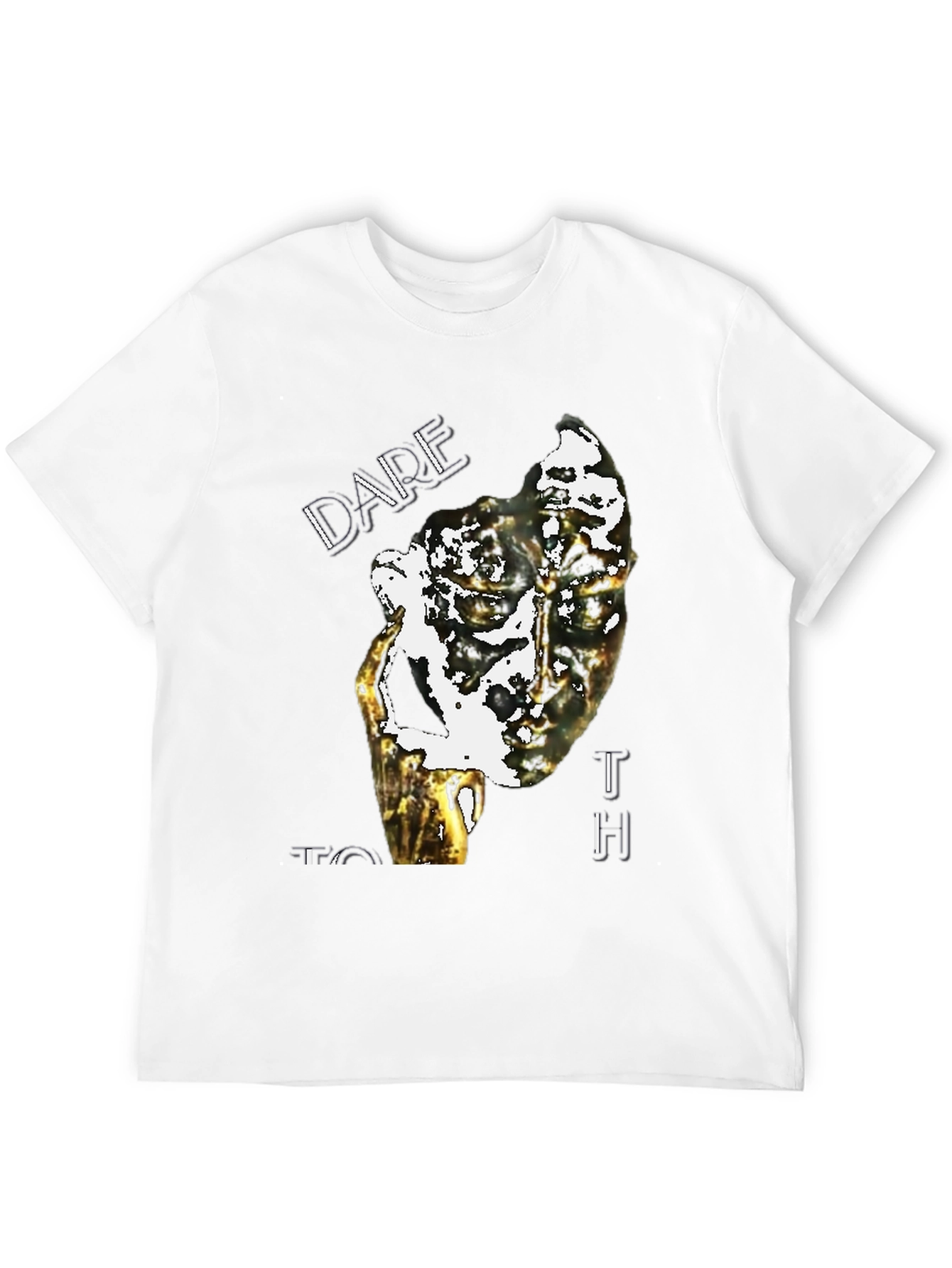 Dare To Touch Graphic Tee - Unique Print