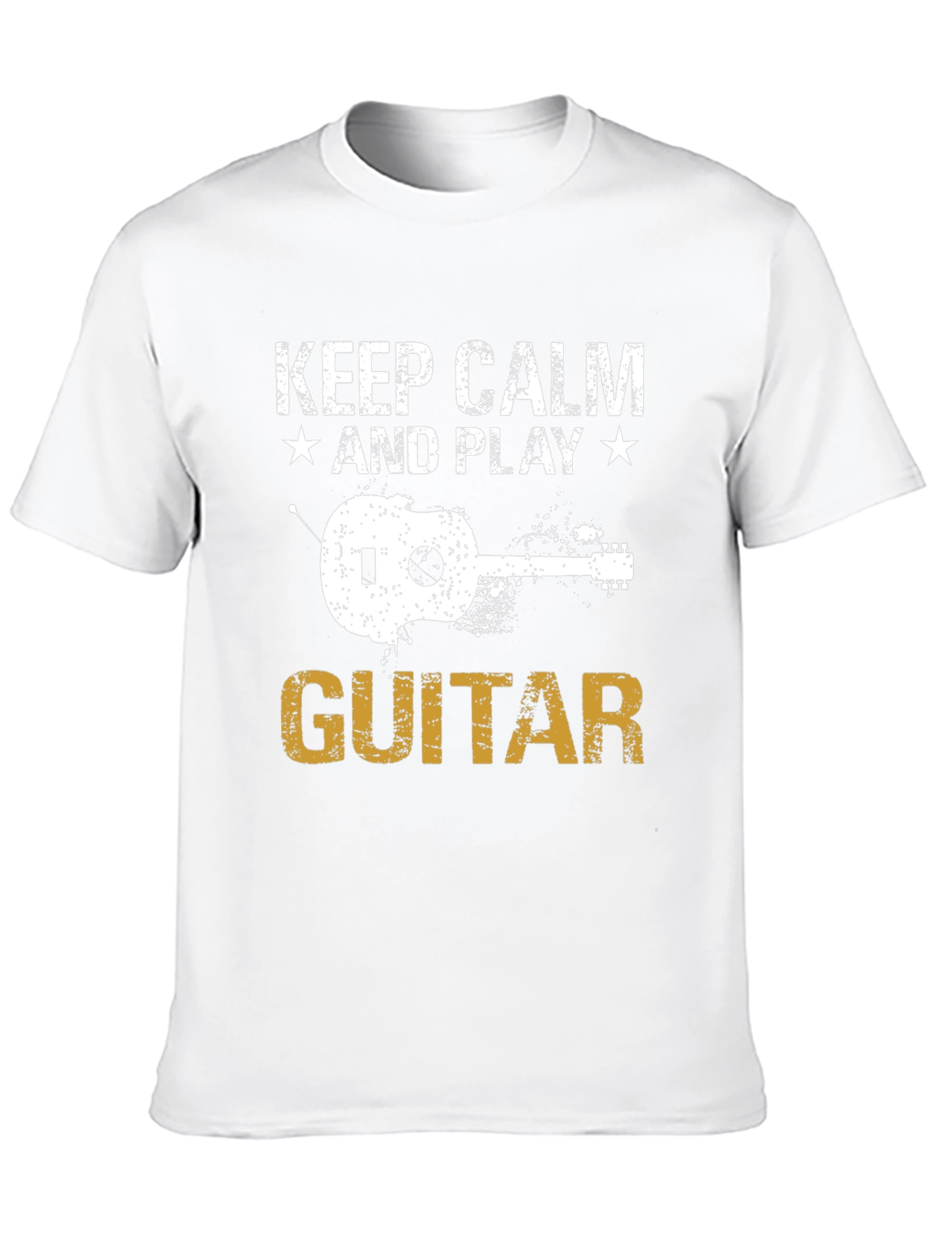 Keep Calm Guitar T-Shirt - Music Lover Tee