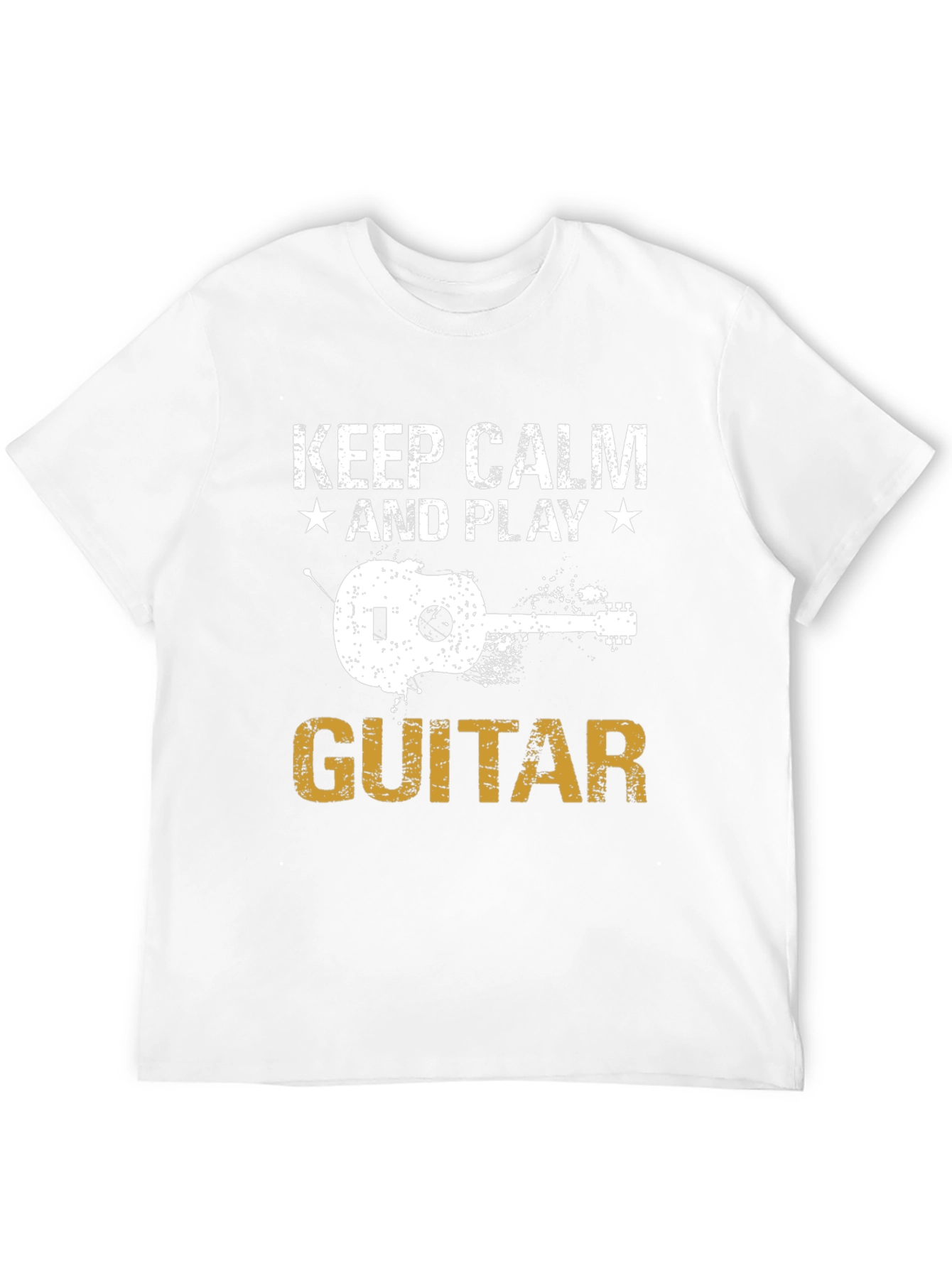 Keep Calm Guitar T-Shirt - Music Lover Tee