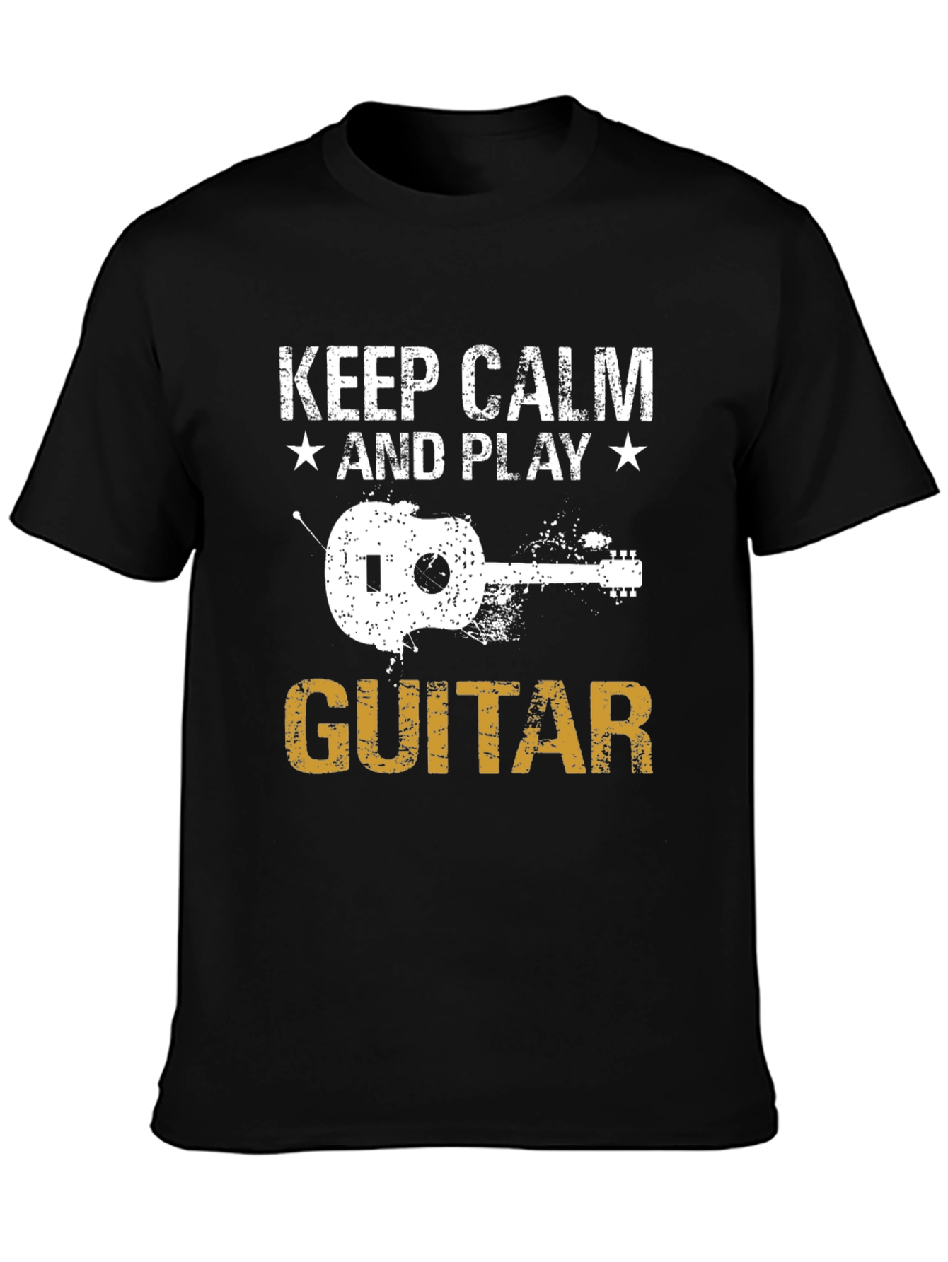 Keep Calm Guitar T-Shirt - Music Lover Tee